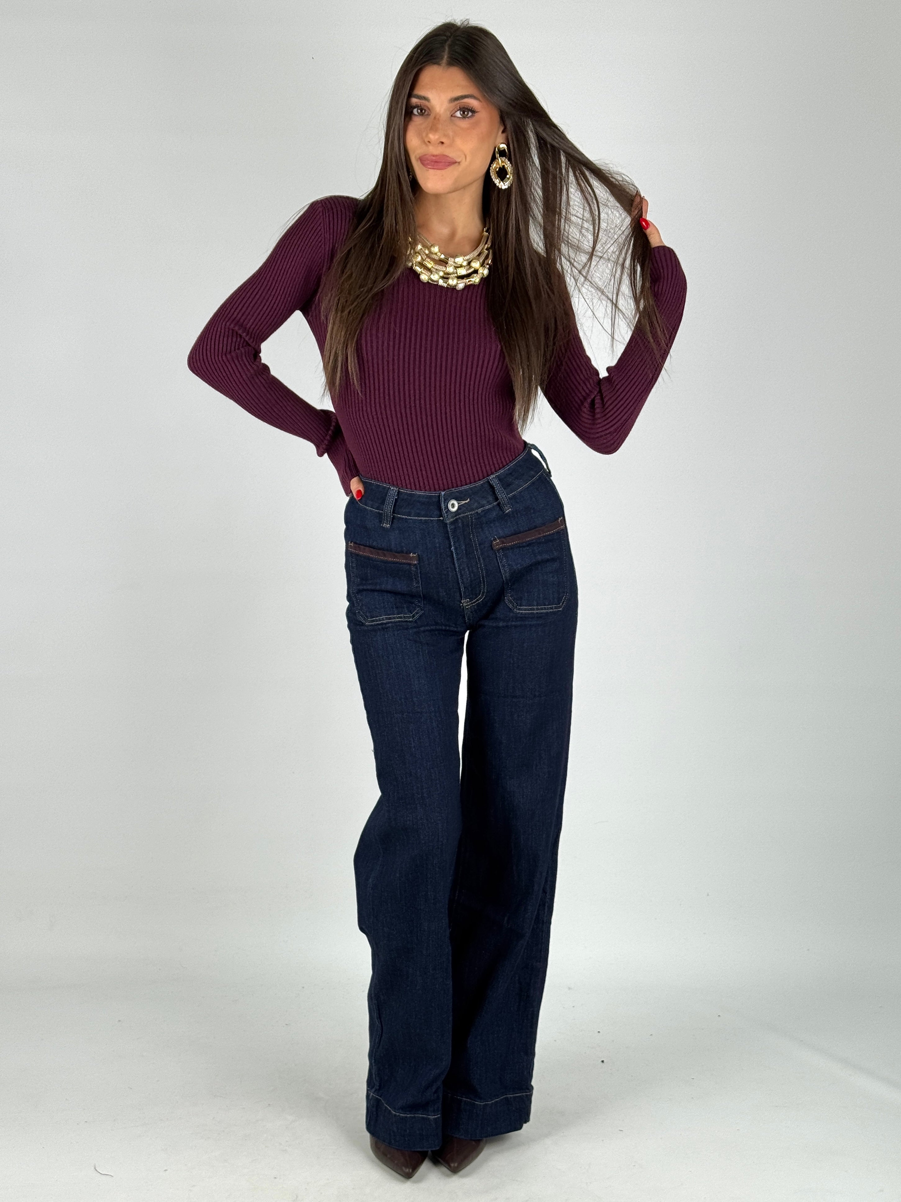 Maglia Havana bordeaux