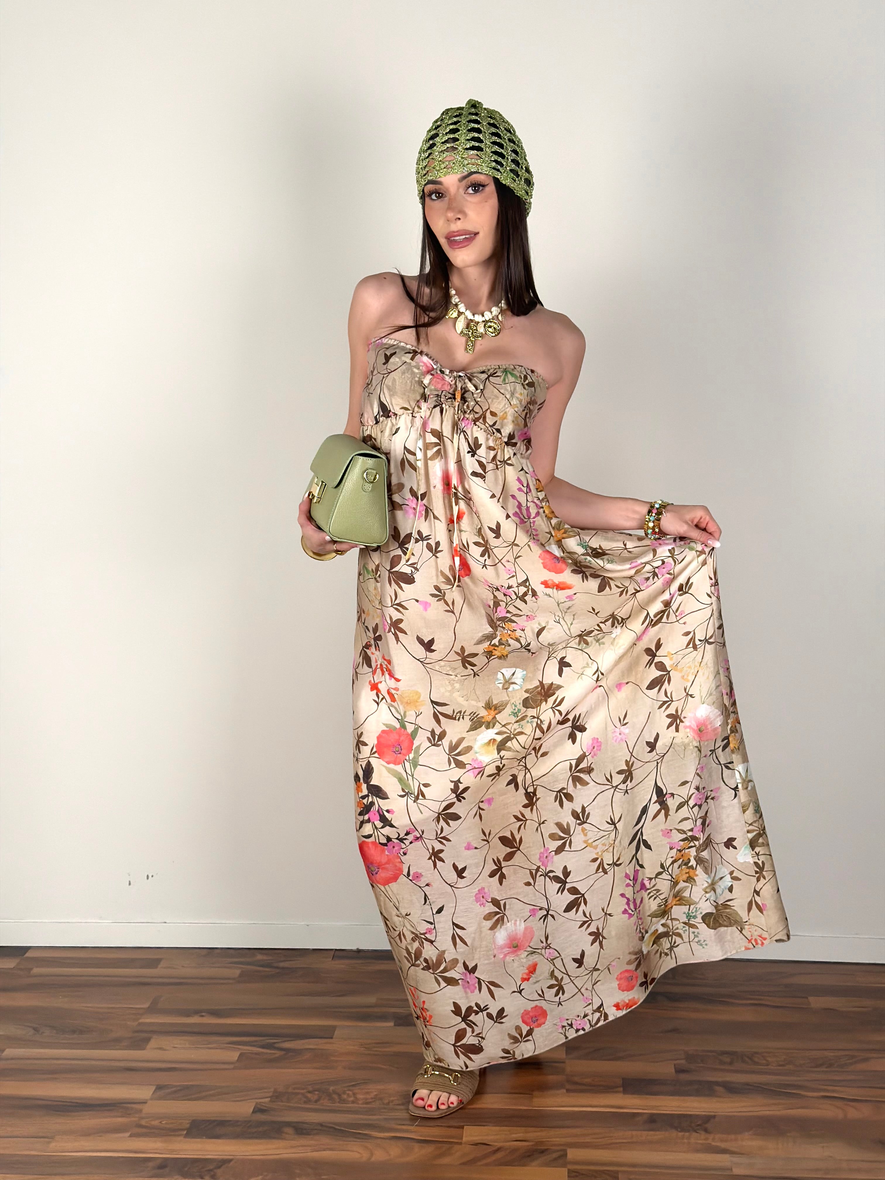 Abito premium lino Iris
