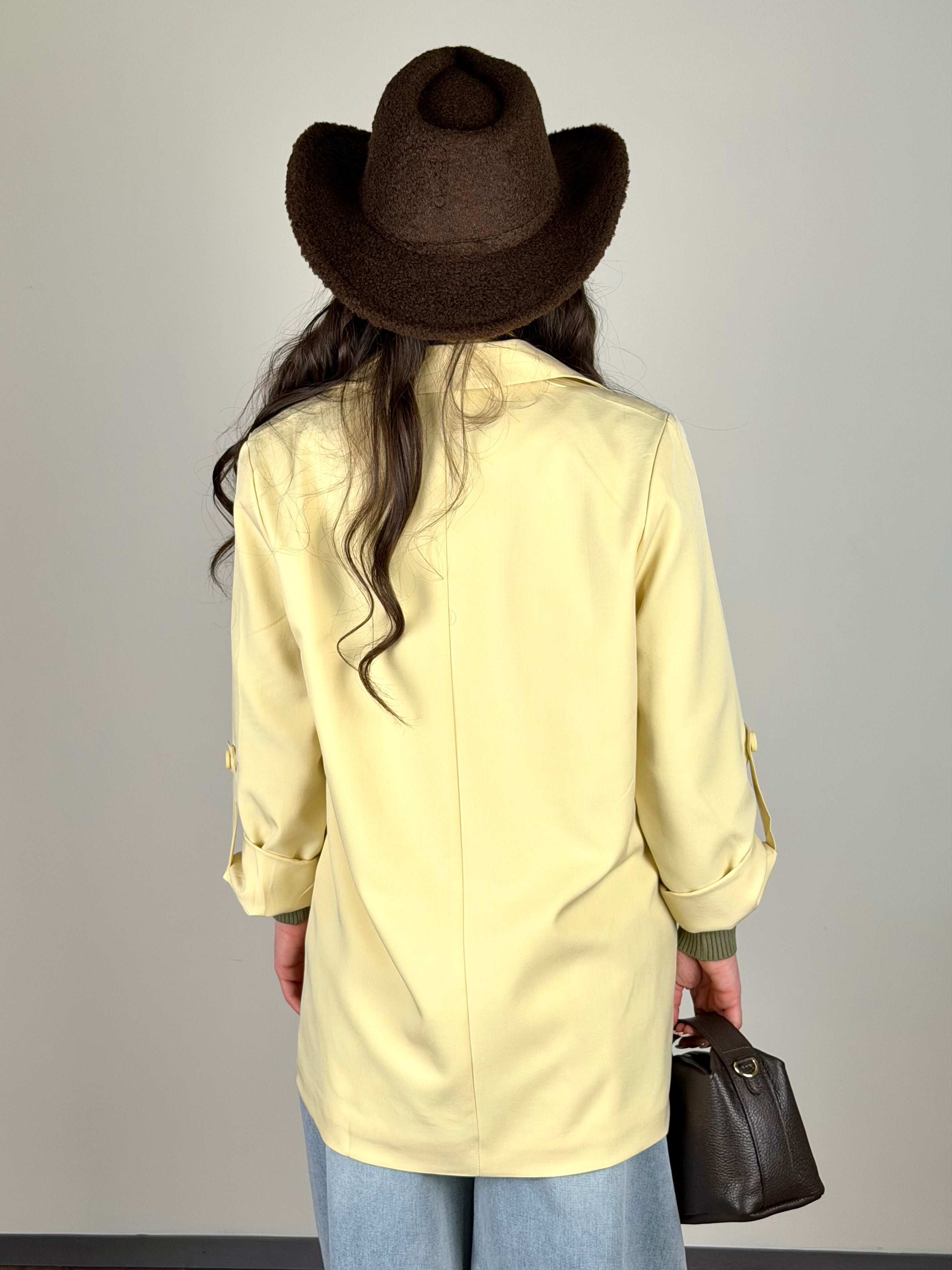 Giacca colors gialla