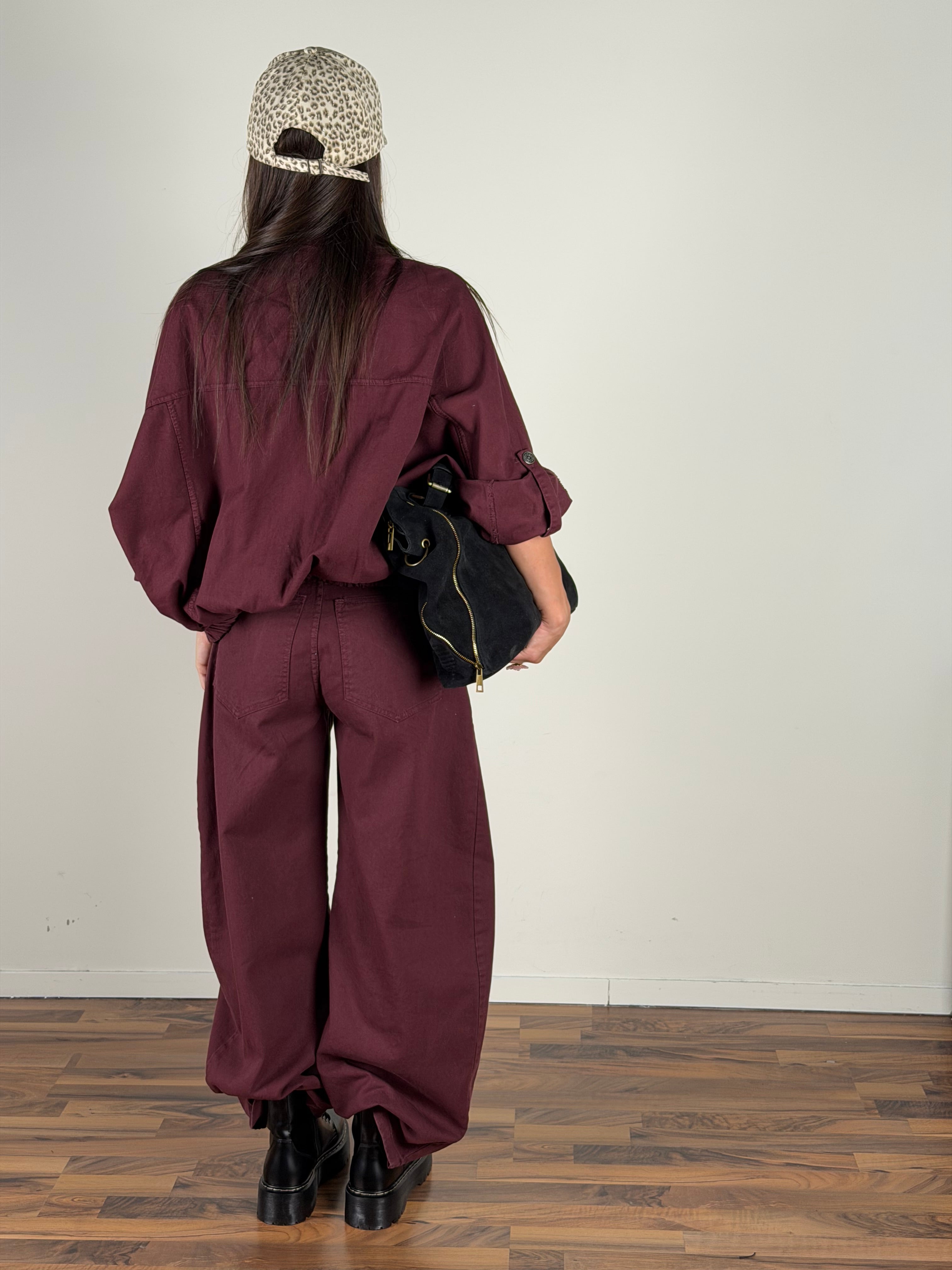 Giubbino Yvon bordeaux