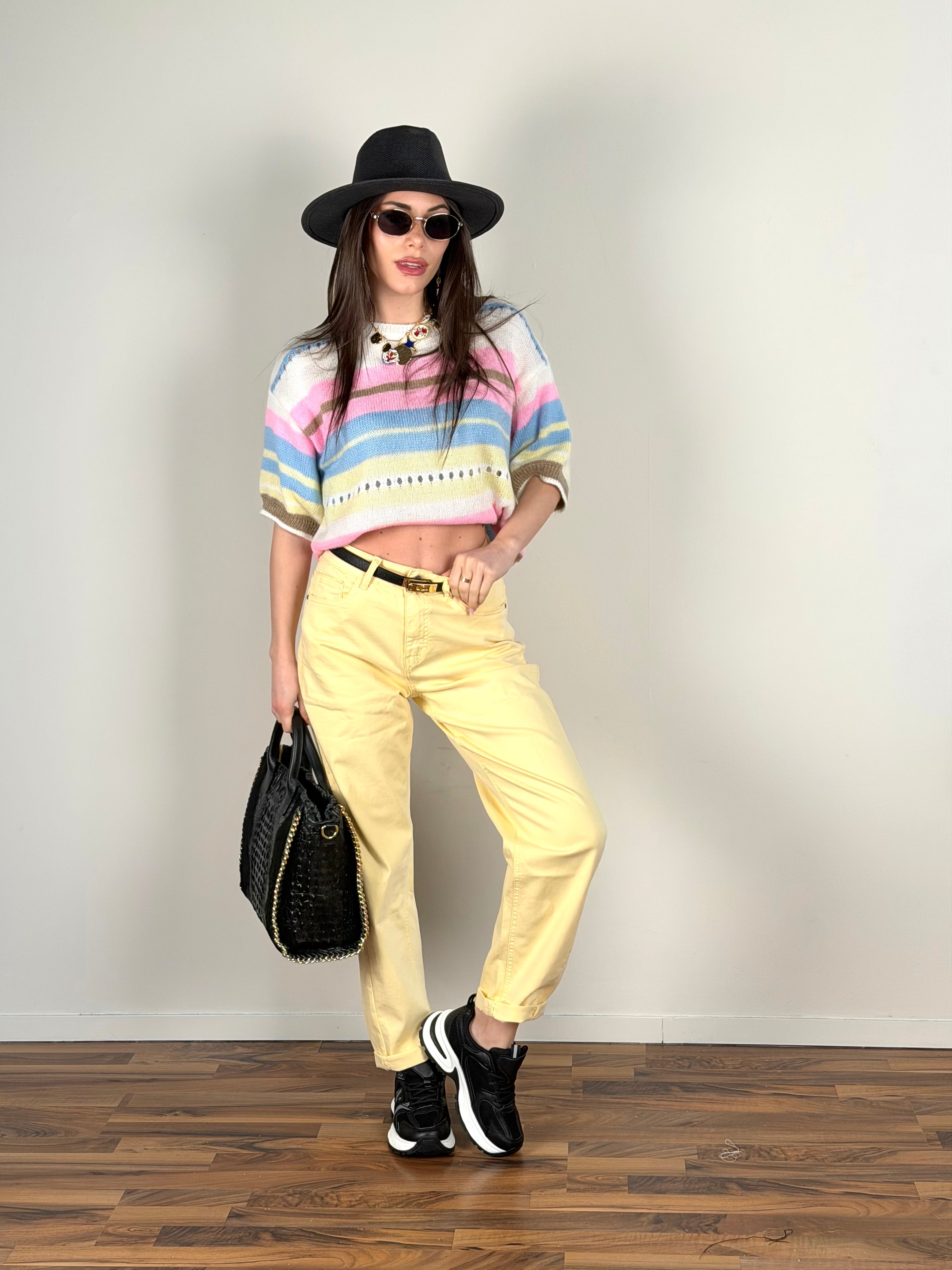 Jeans Kira giallo
