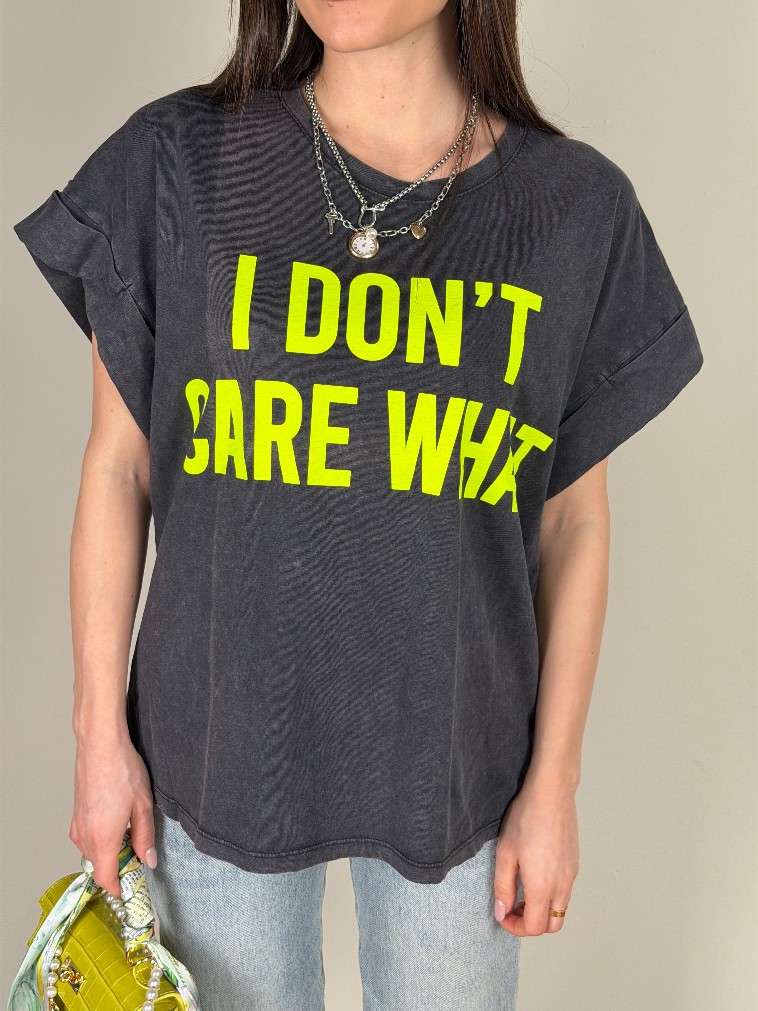 T-shirt I don’t care