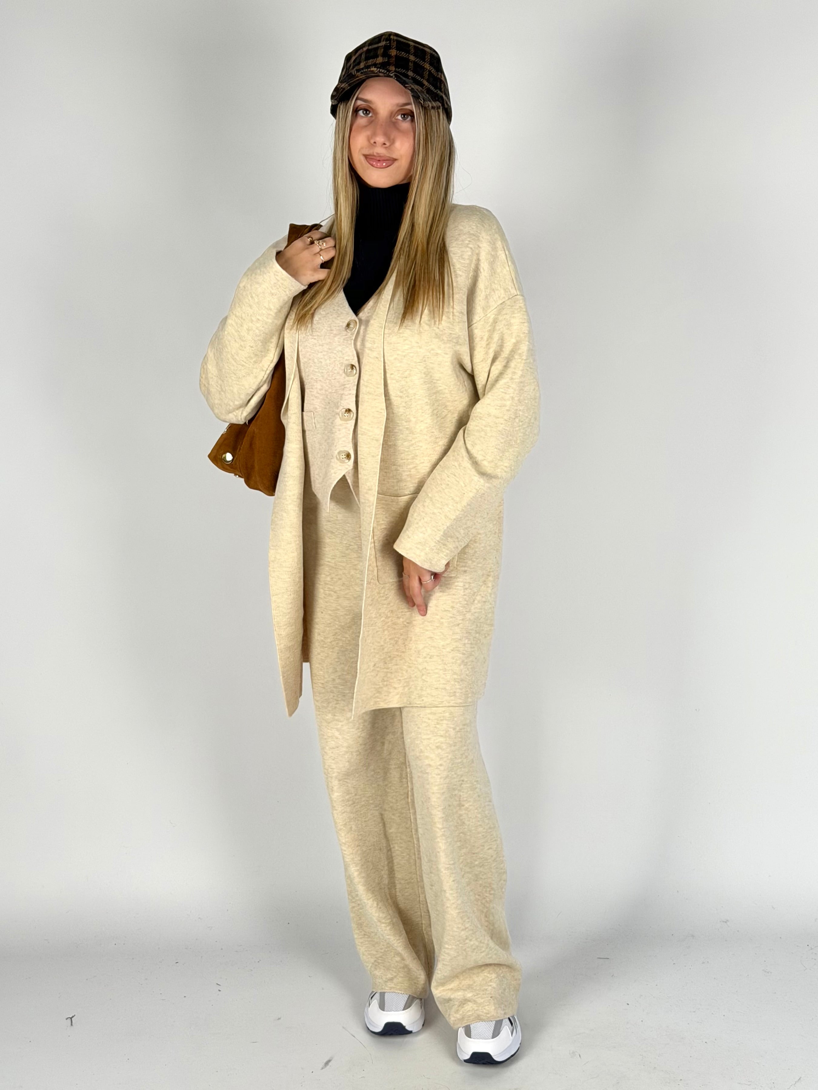 Cardigan Aluna panna