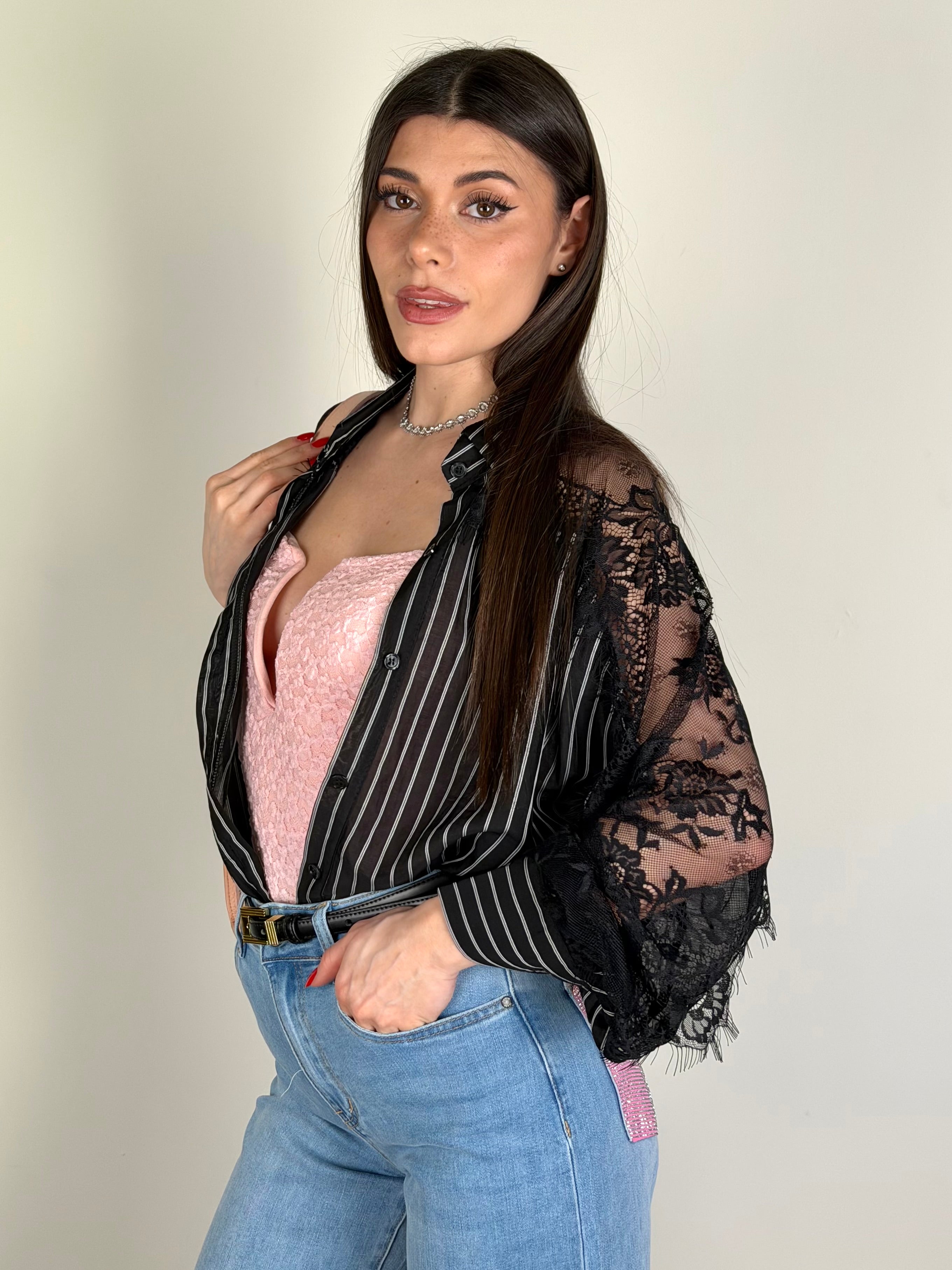 Camicia Baby-doll nera