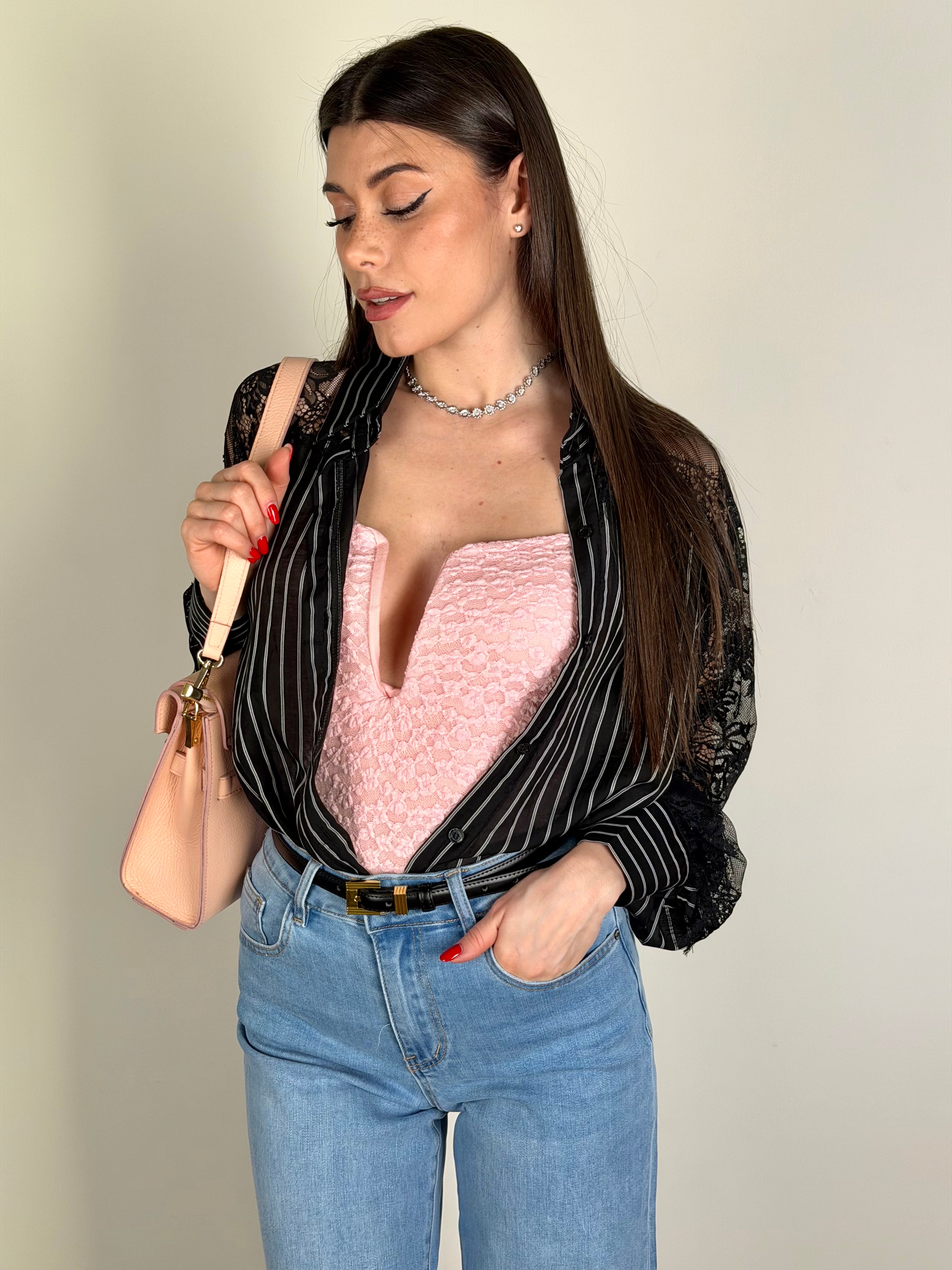 Camicia Baby-doll nera