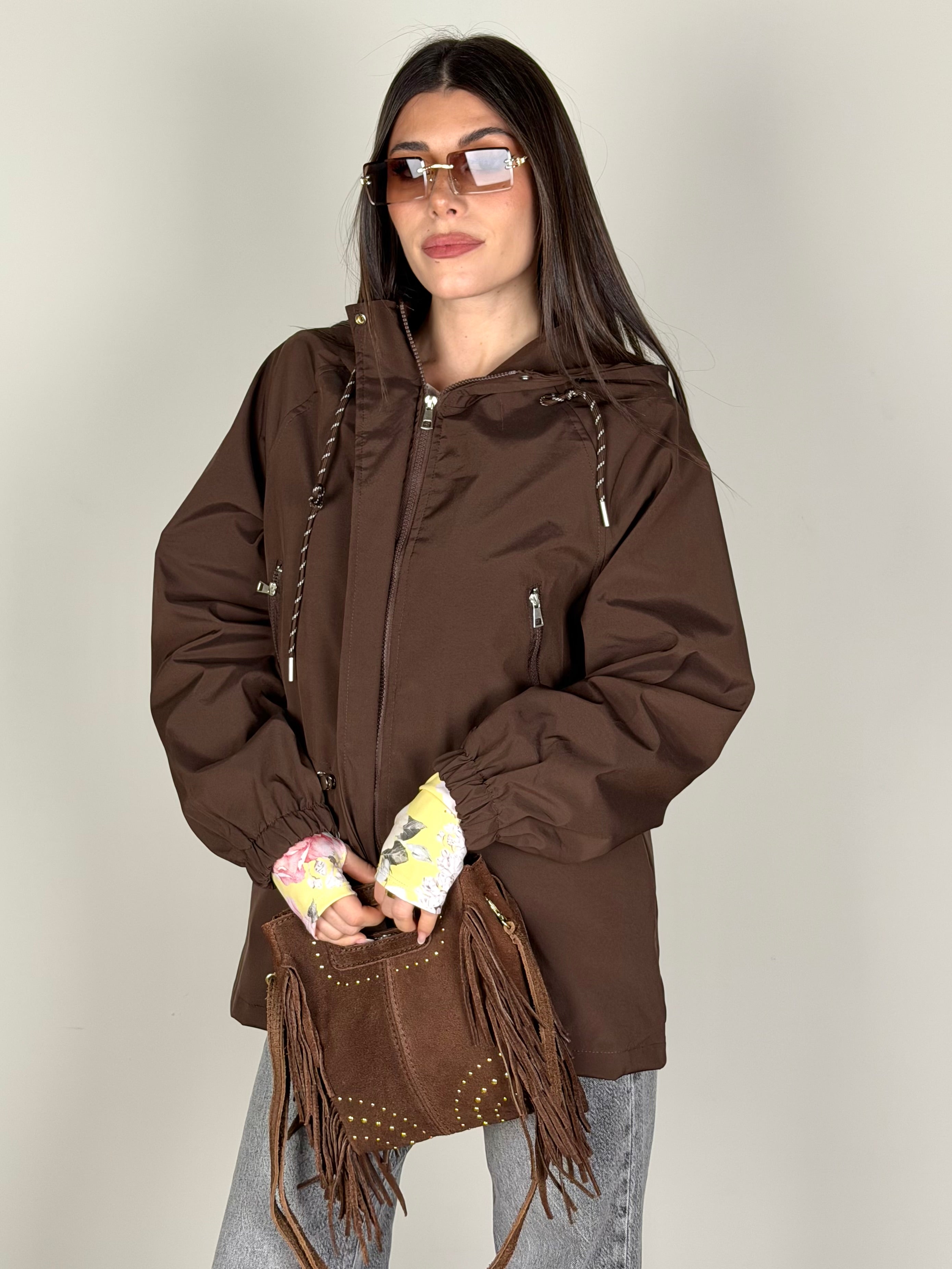 Spolverino coulisse moro