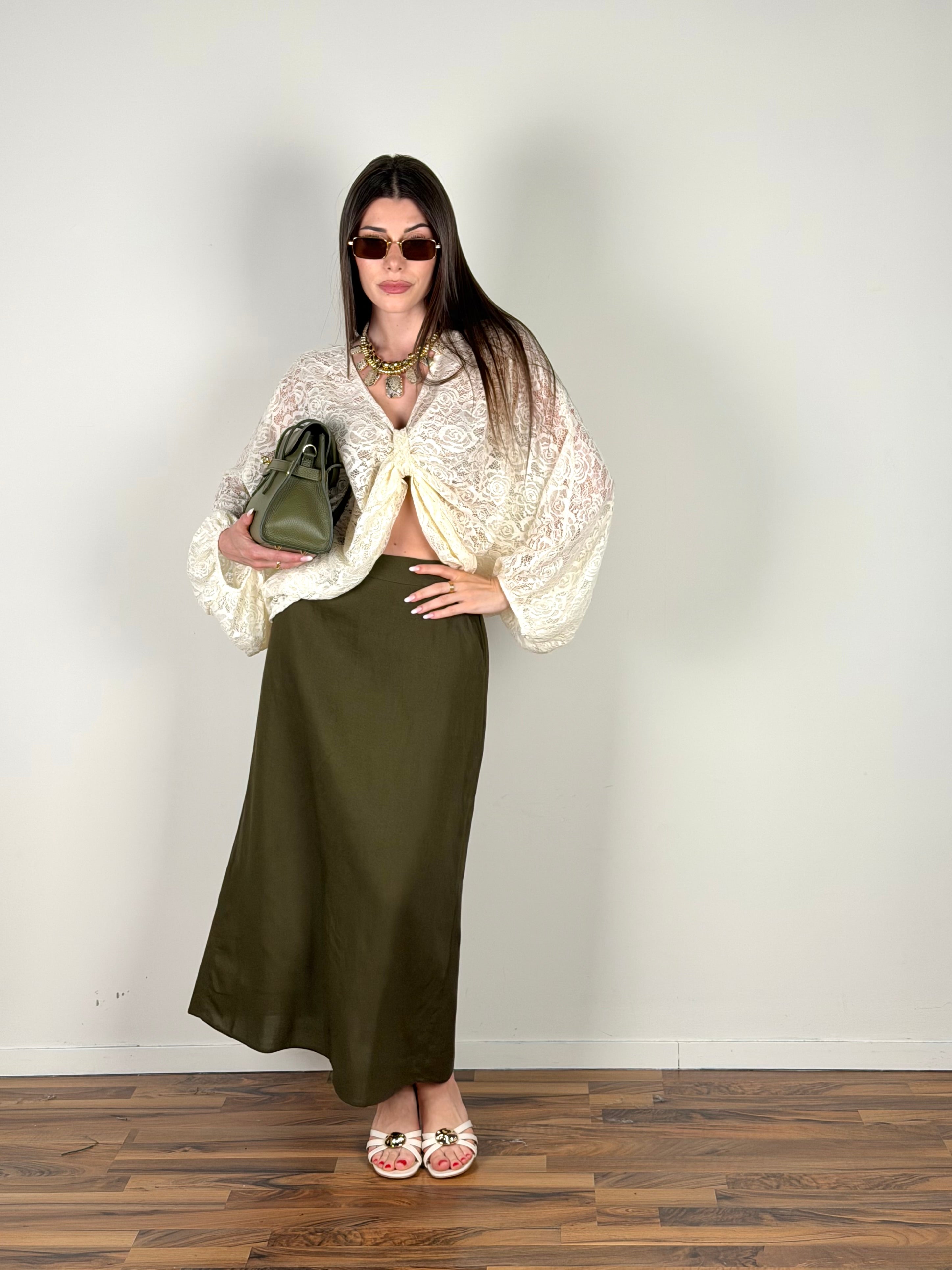 Maglia Drama beige