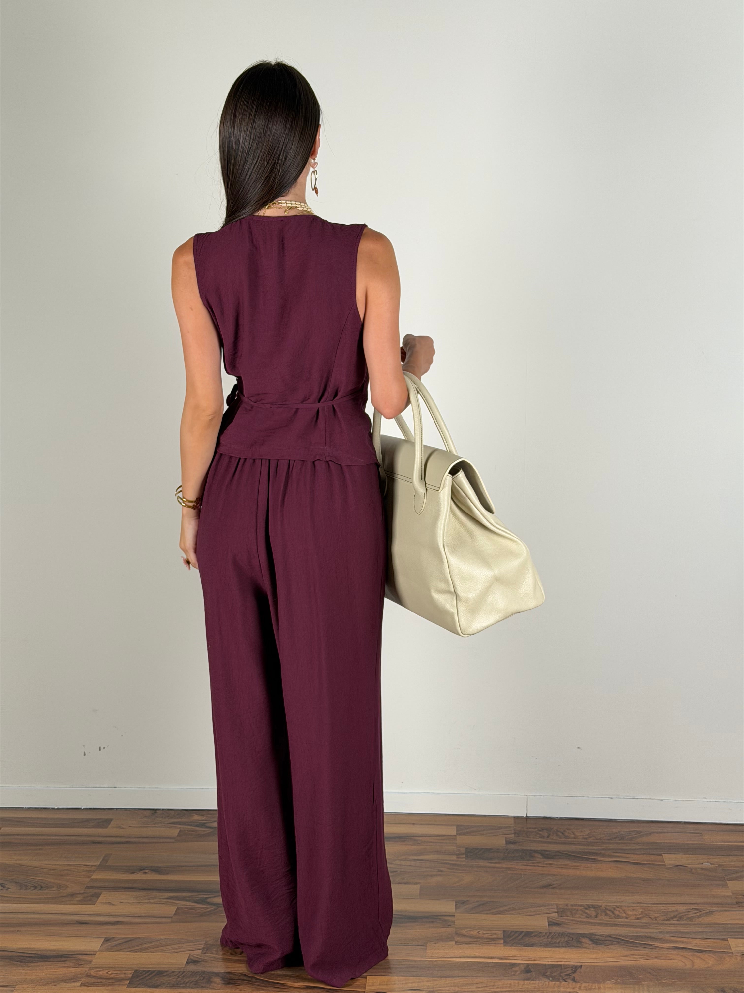 Completo Zulema bordeaux