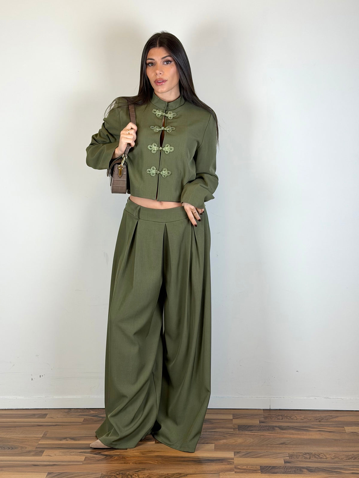 Tailleur Oriental verde
