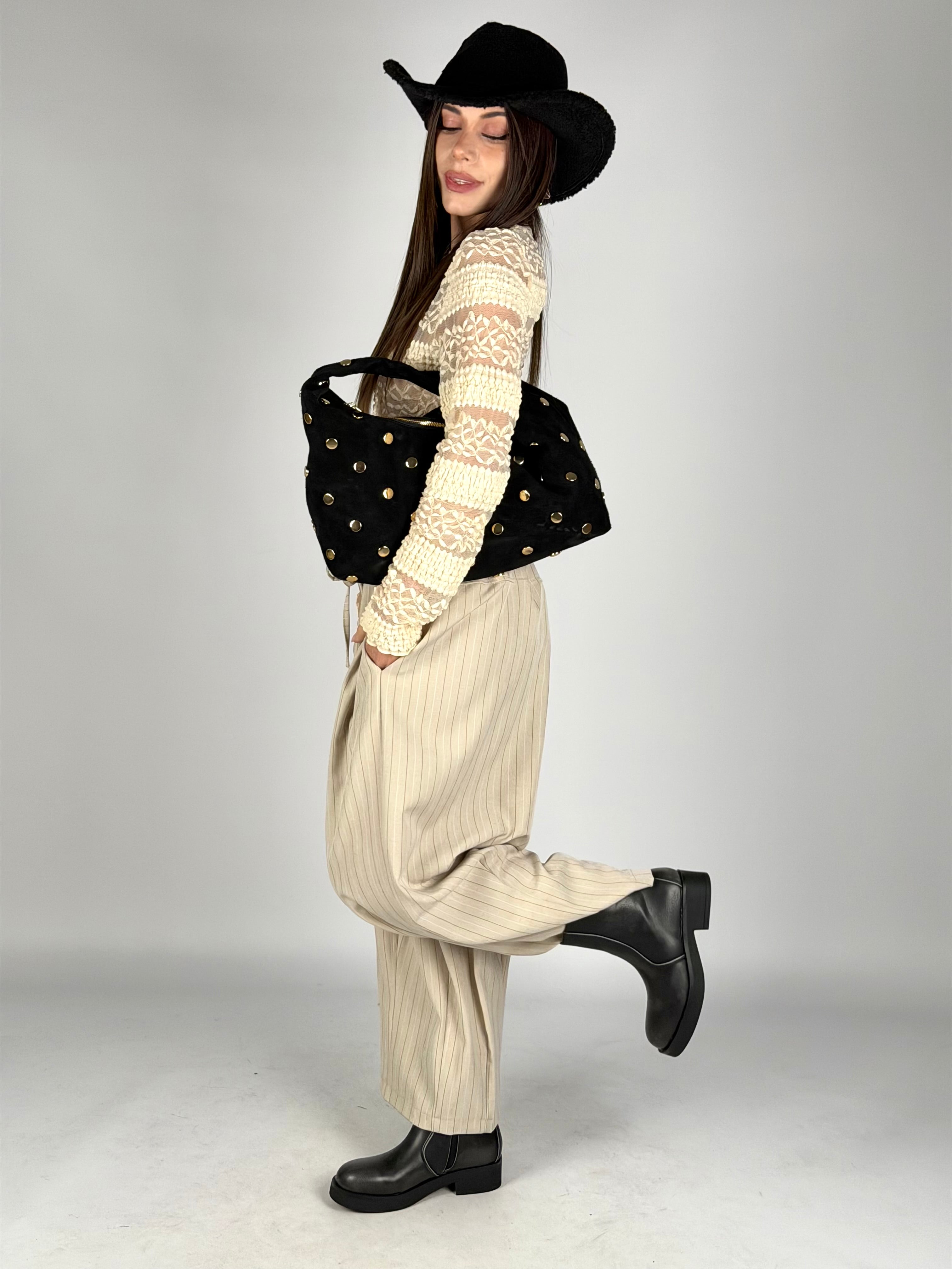 Pantalone Maya beige