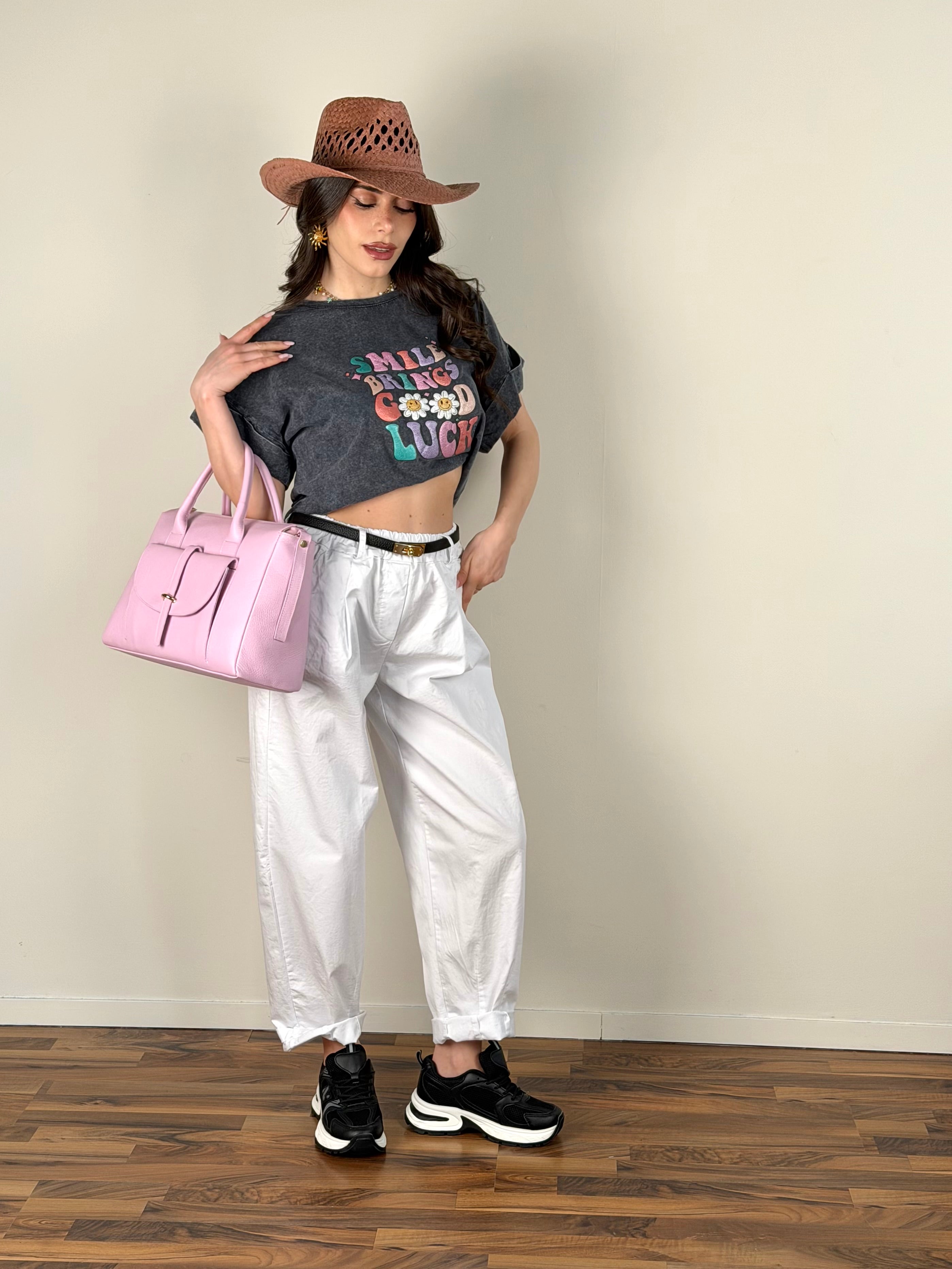 Pantalone Carmen bianco