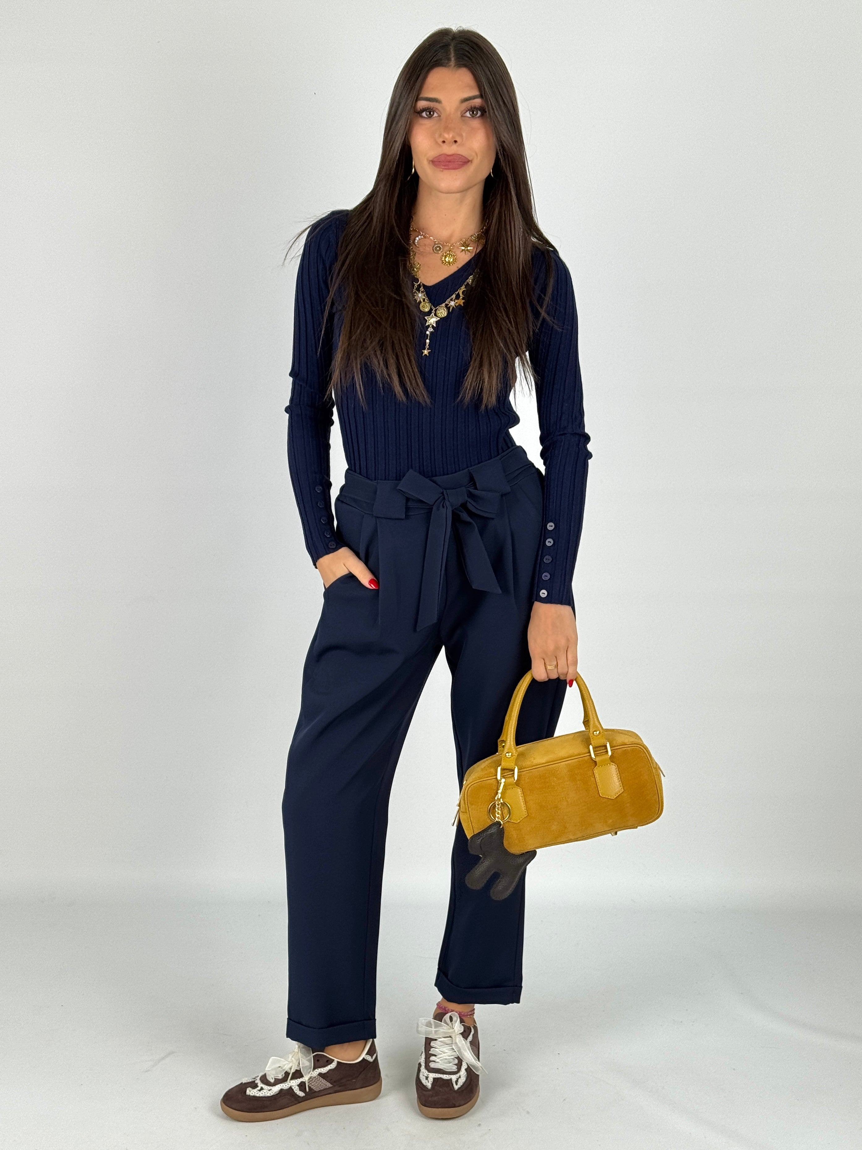 Pantalone completo Amira blu notte