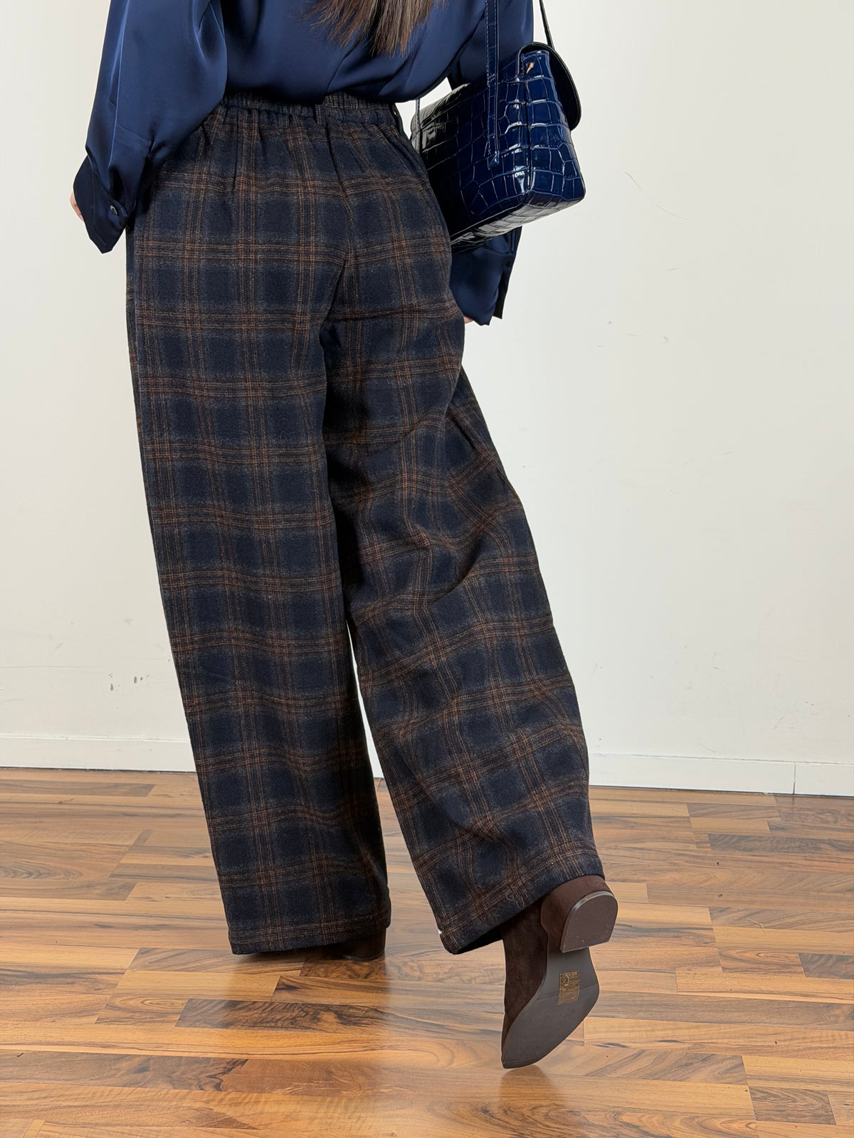 Pantalone Tartan blu