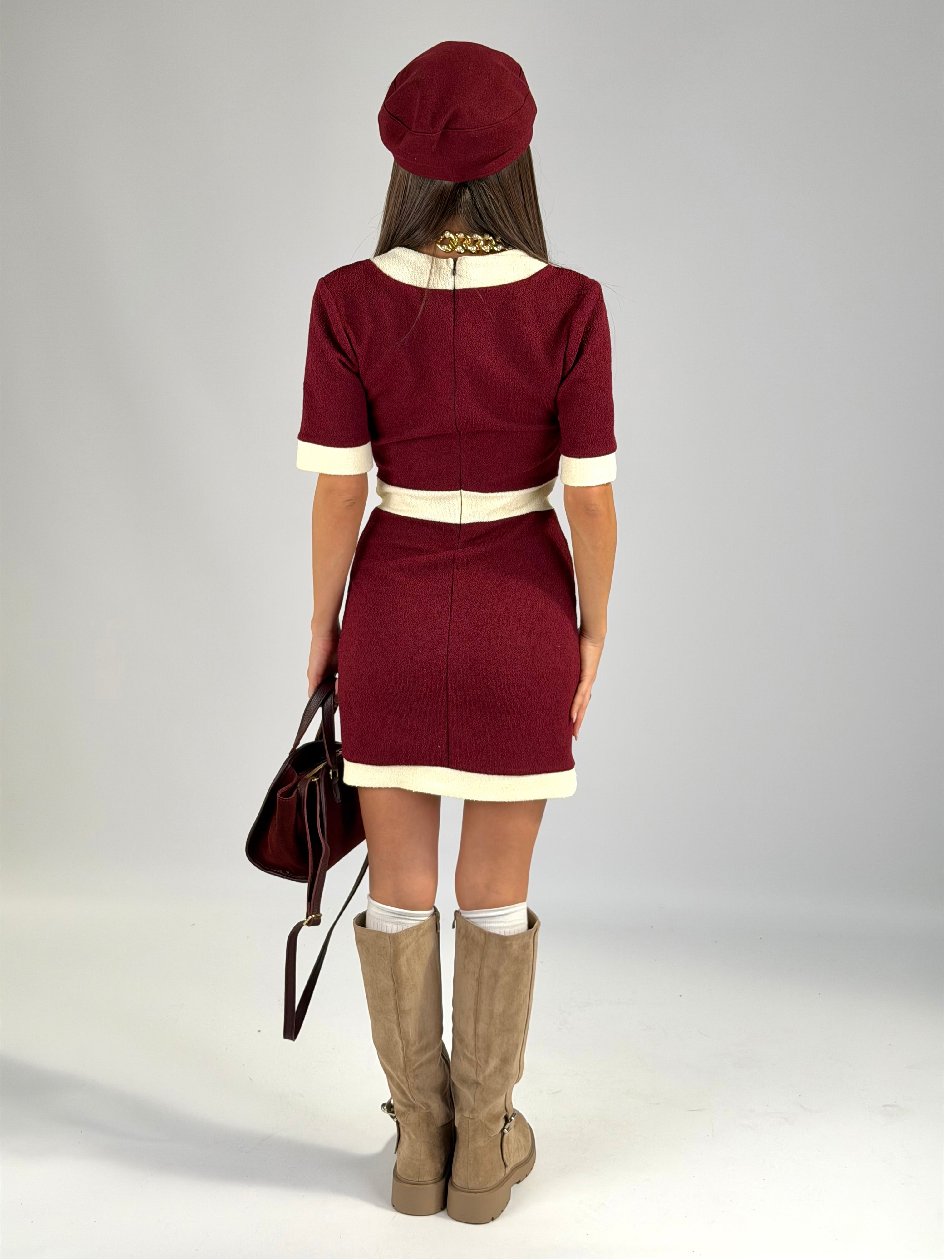 Abito Bon-Ton bordeaux