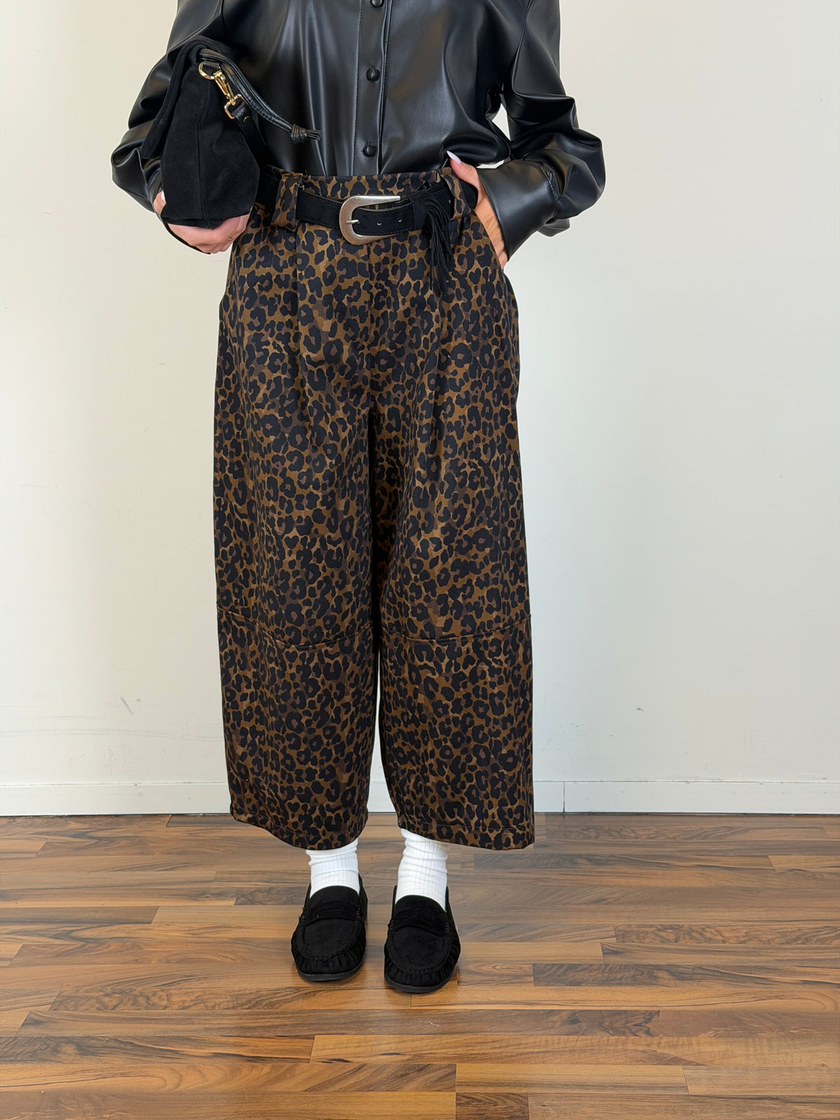 Pantalone Wild leopardato