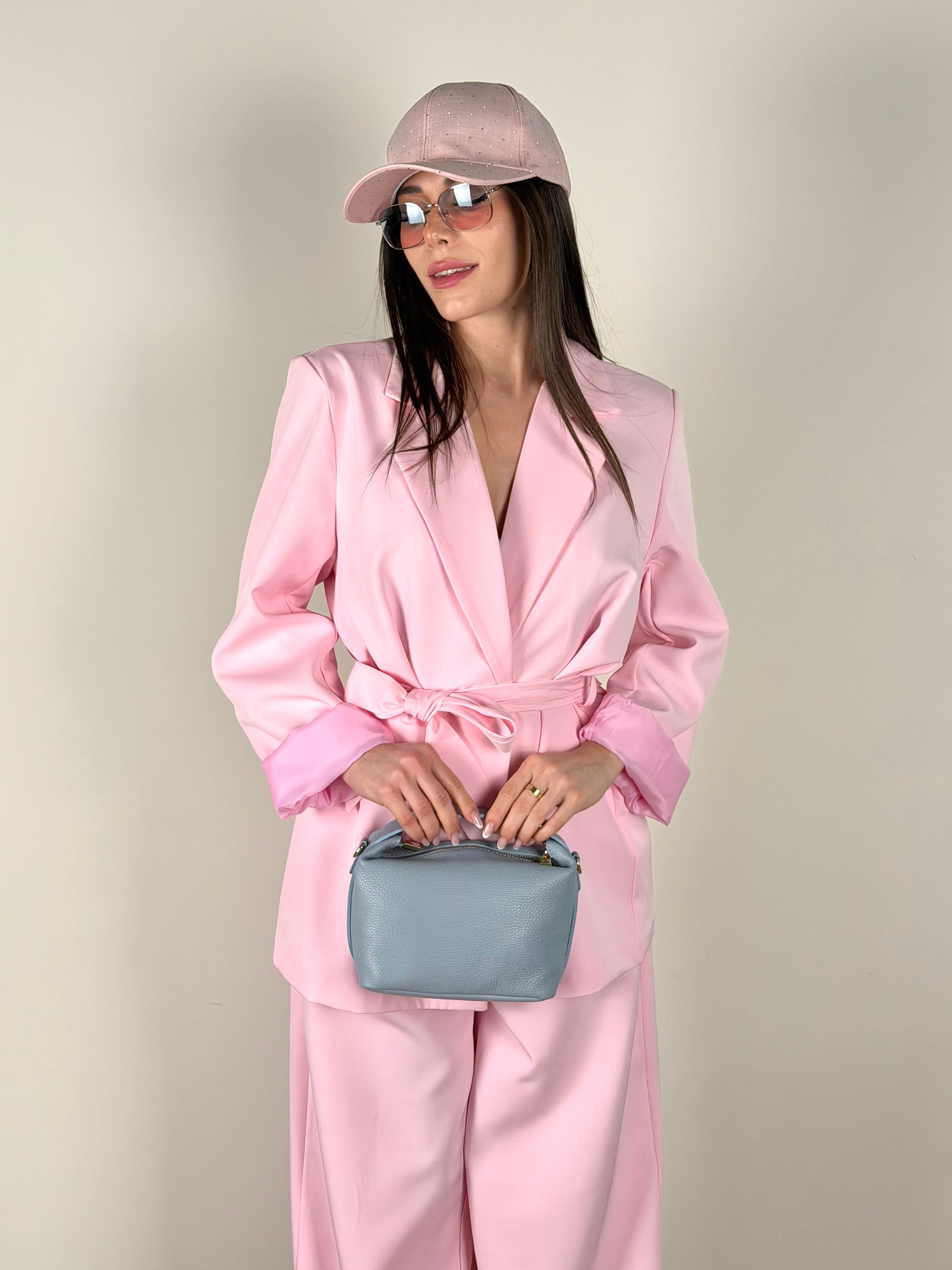 Completo fiocco rosa