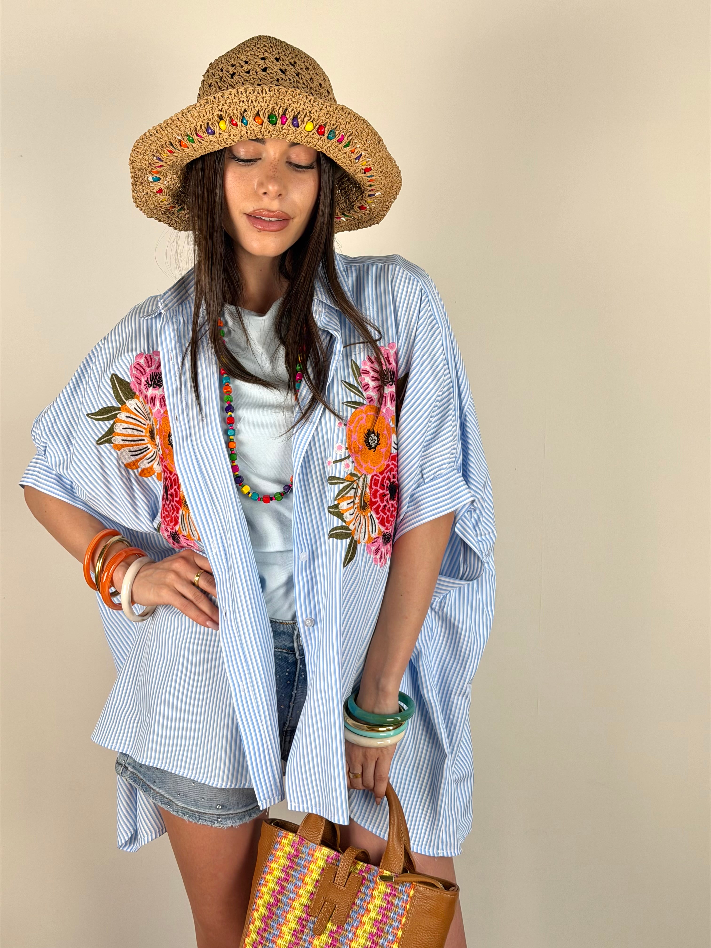 Camicia Brooklyn celeste