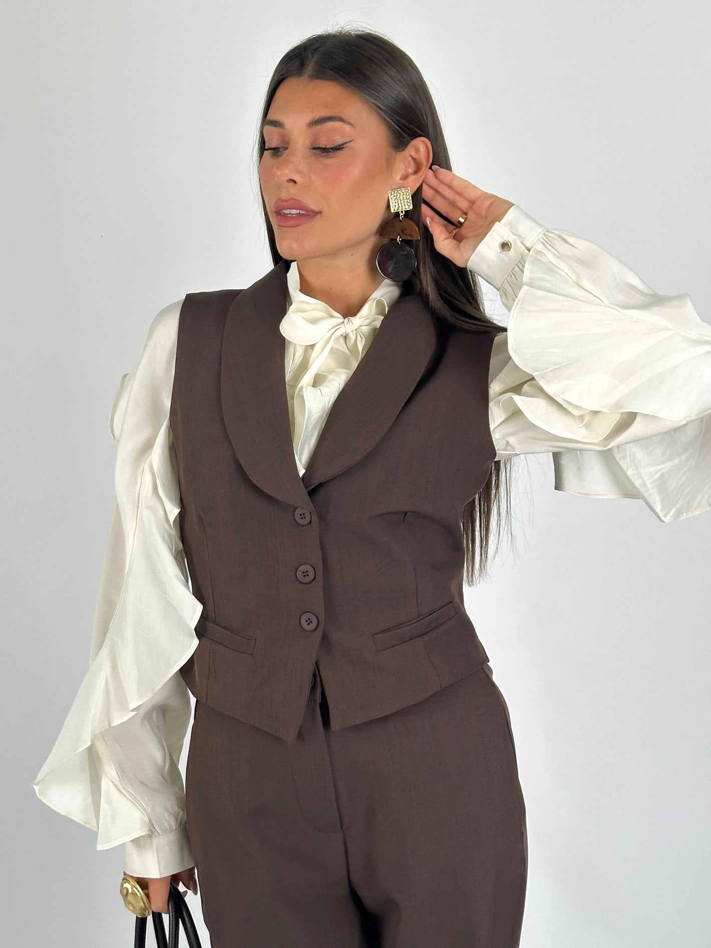 Completo Samara marrone