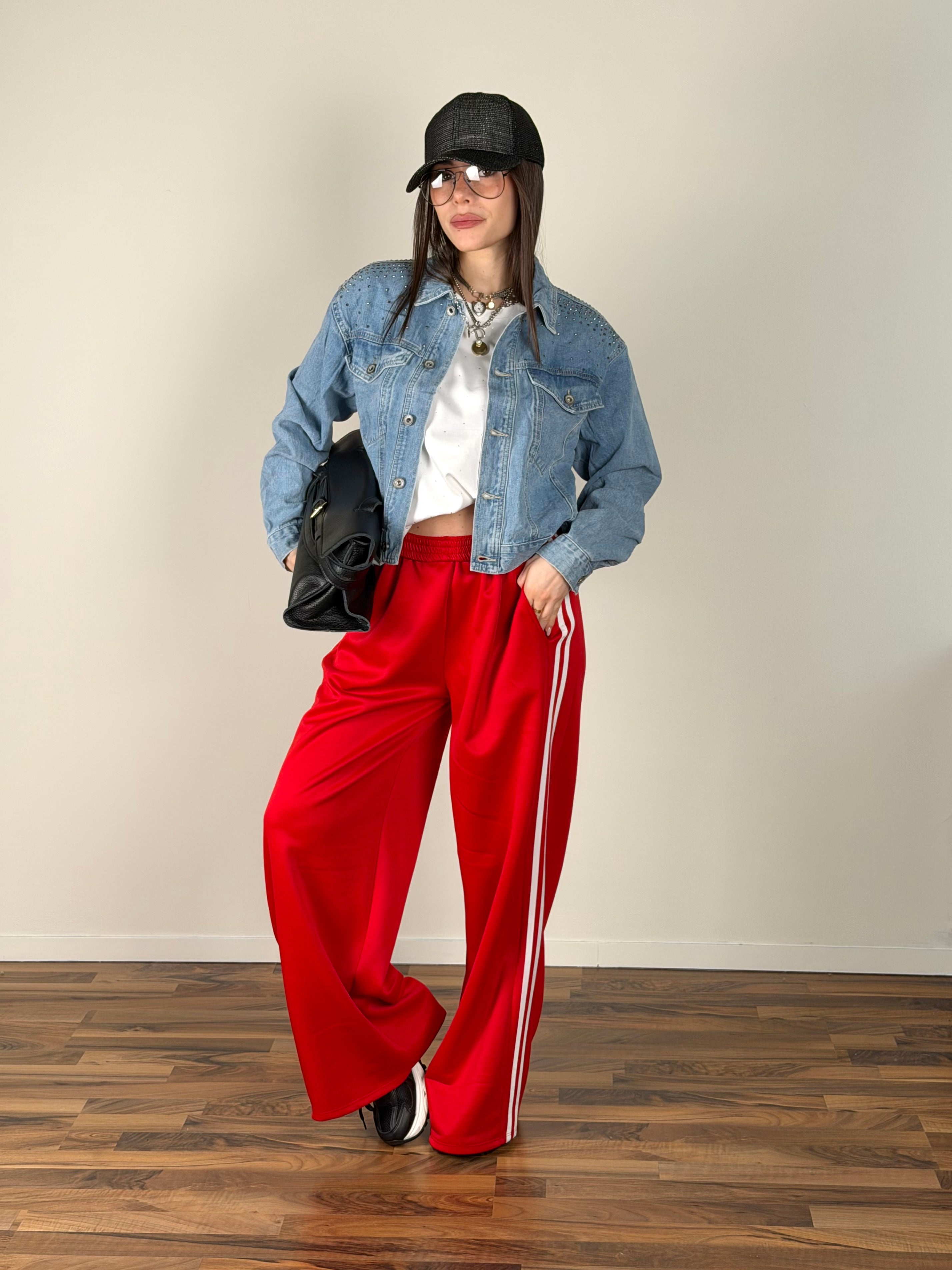 Pantalone tuta Sweety rosso