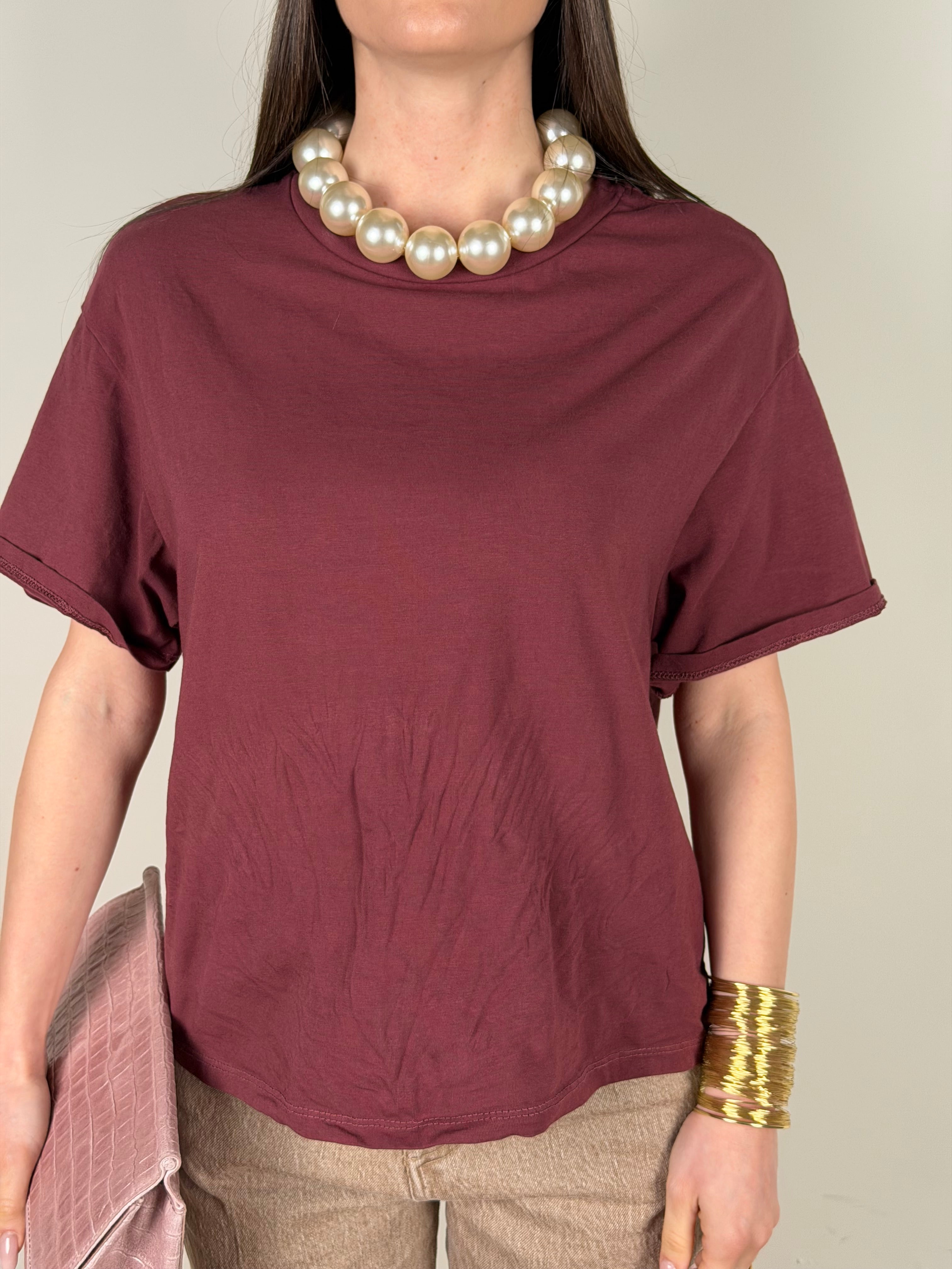 T-shirt Western Bordeaux