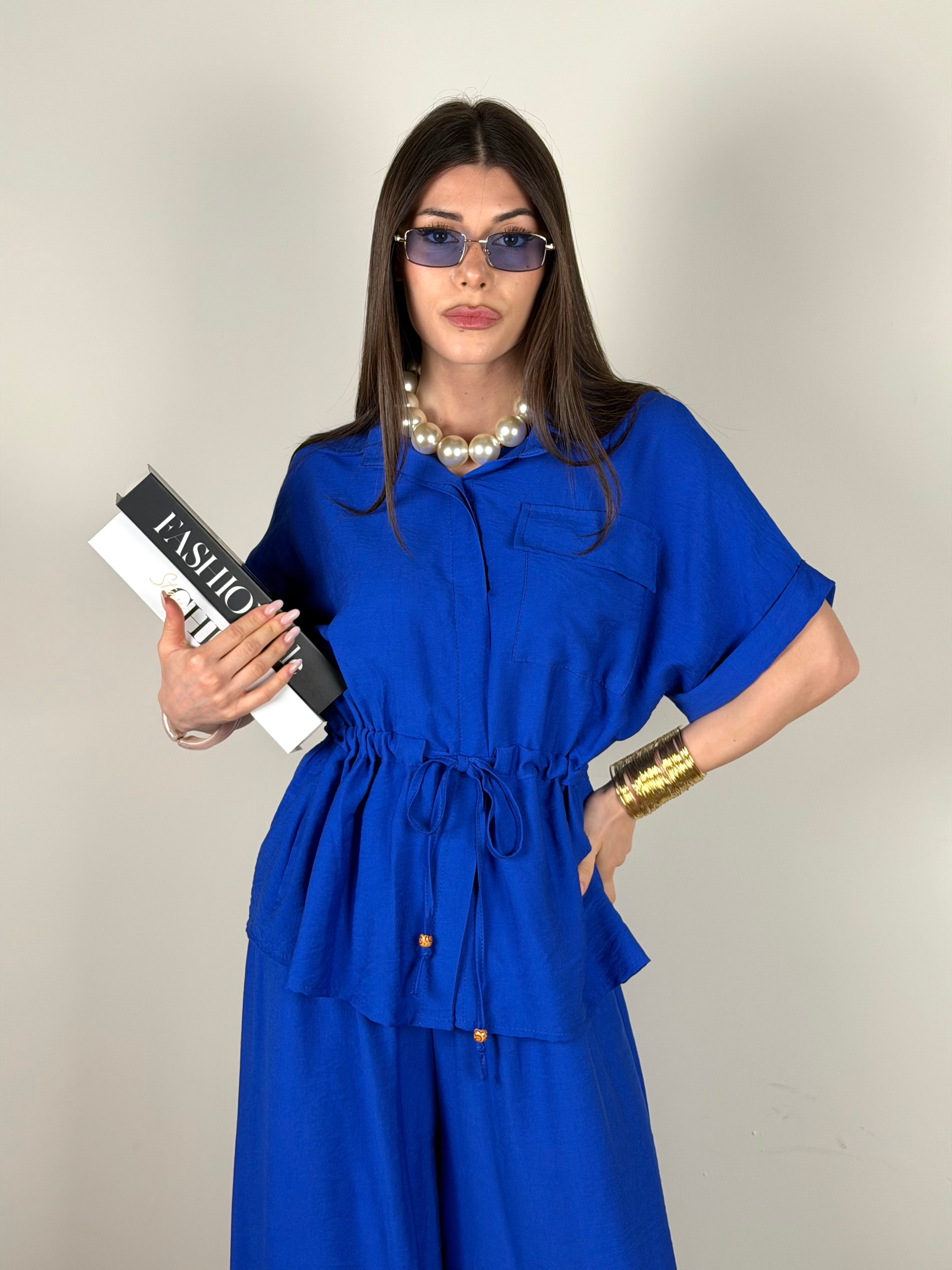 Completo Day-off blu elettrico