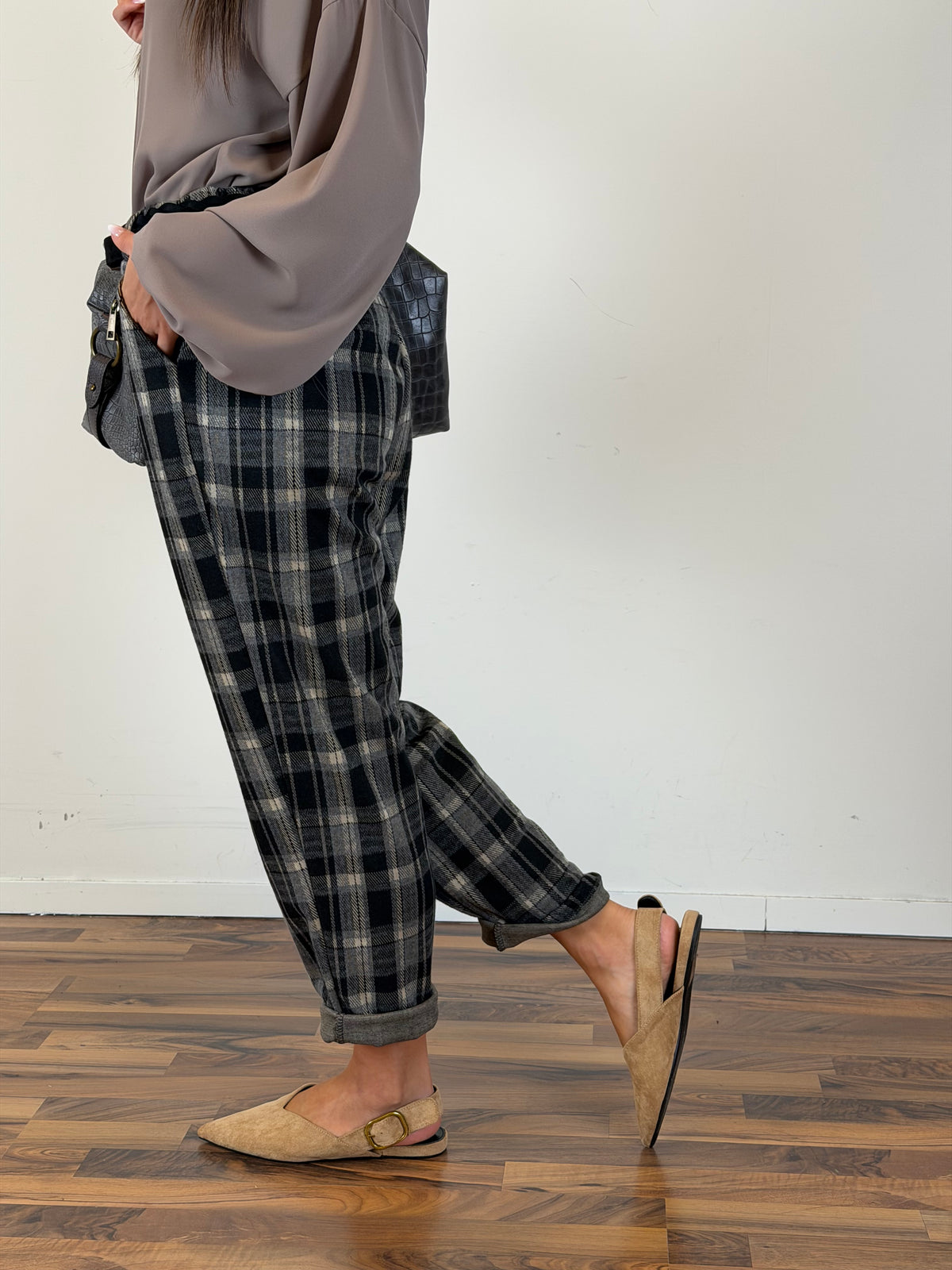Pantalone British nero