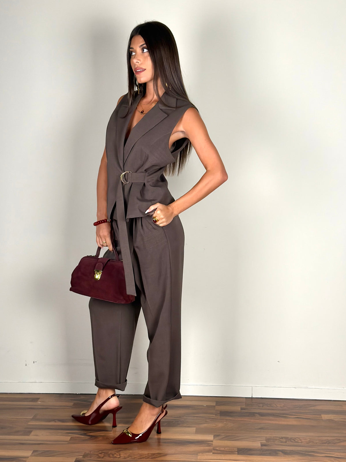 Pantalone Diana moro