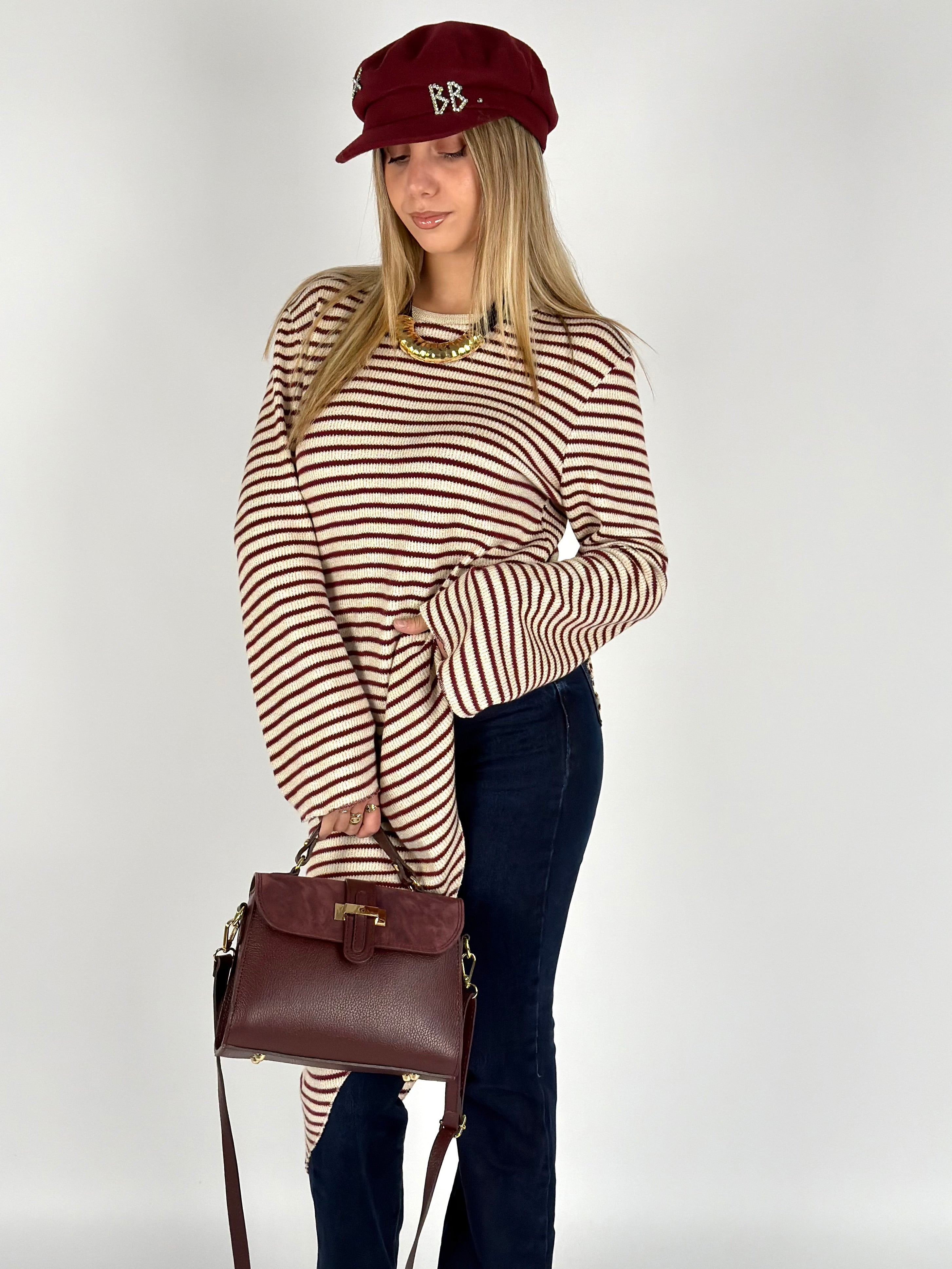 Maglia Alexandra bordeaux