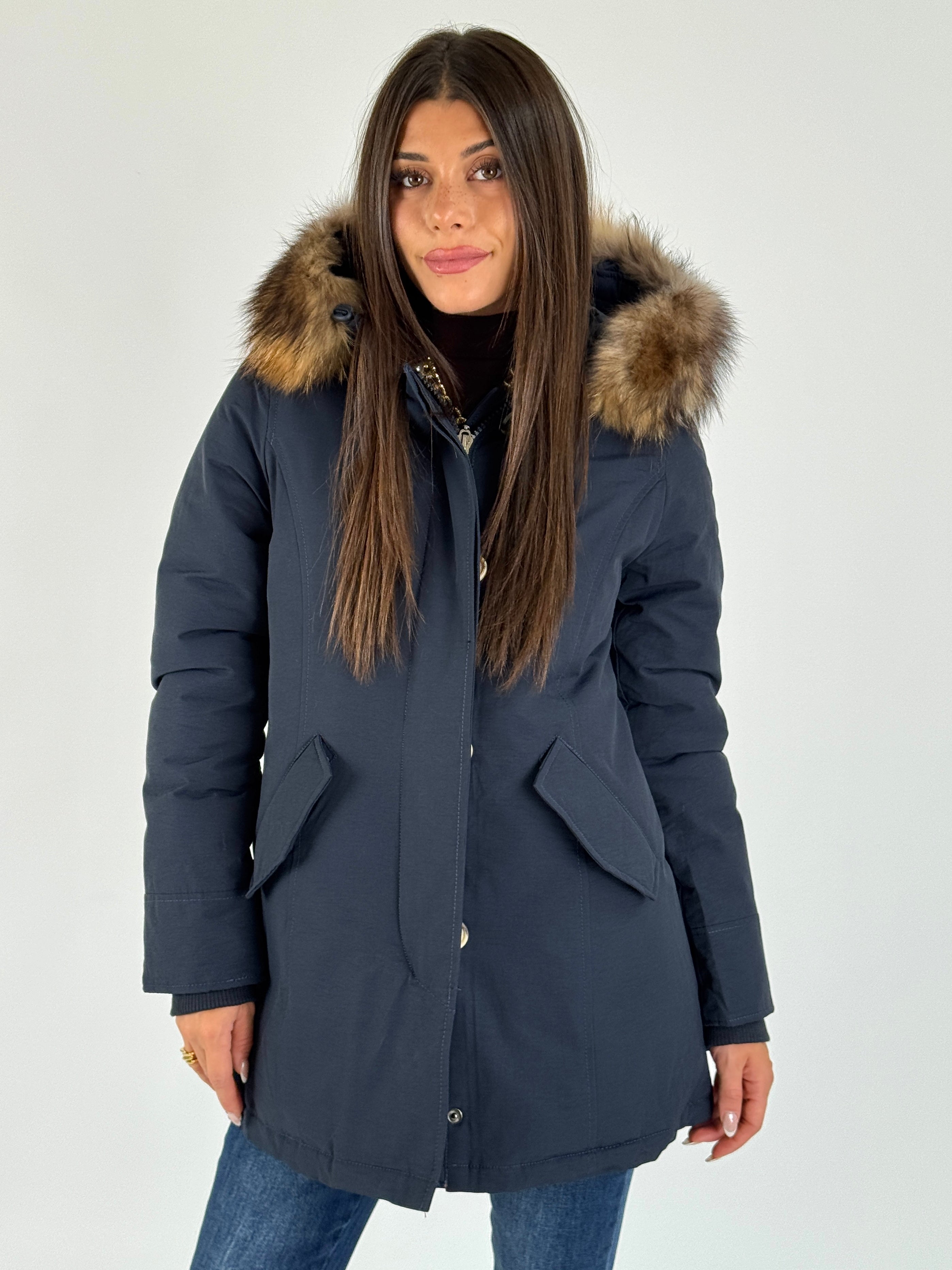 Giaccone Parka blu