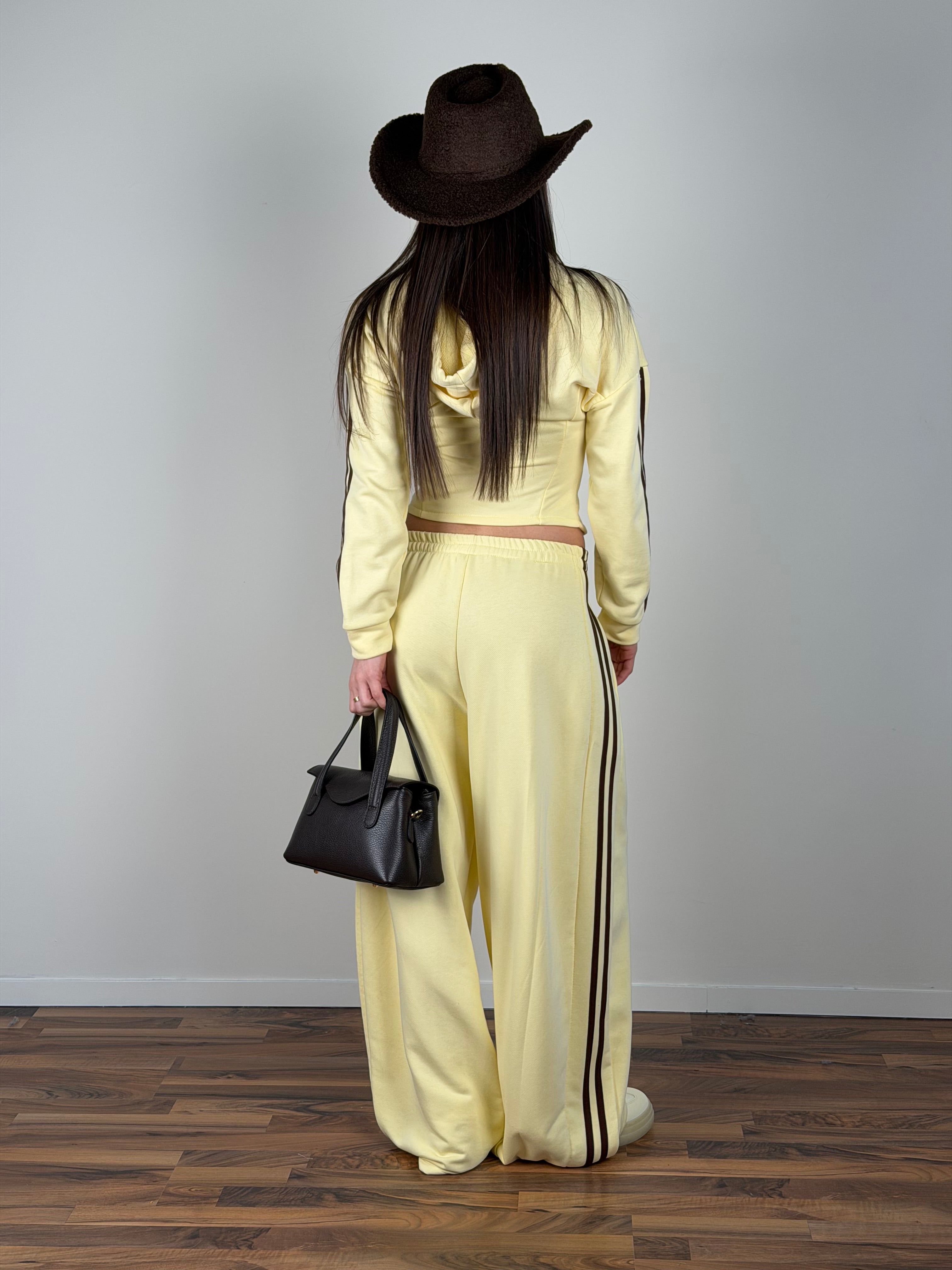 Pantalone tuta iconic gialla