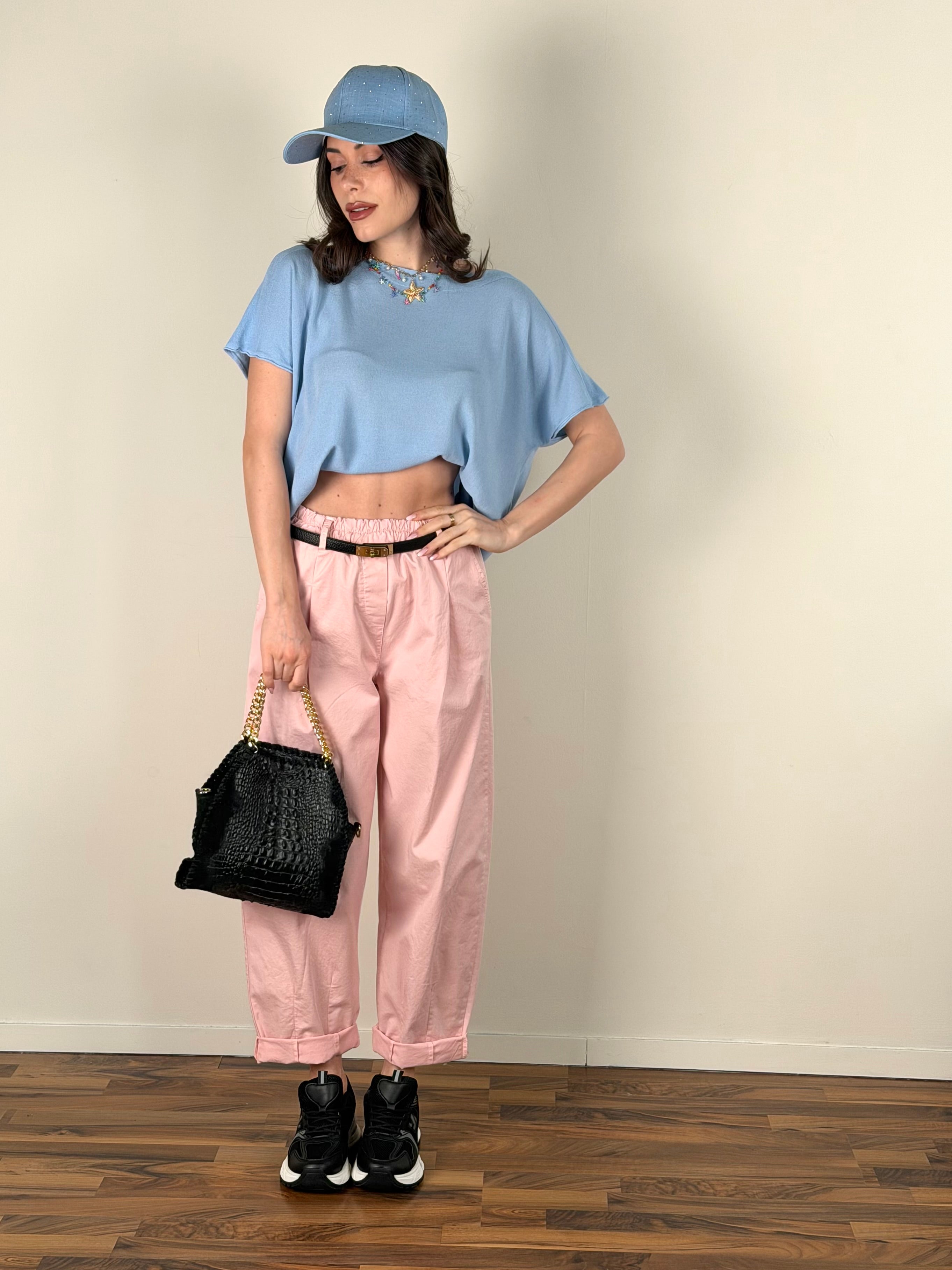 Pantalone Carmen rosa