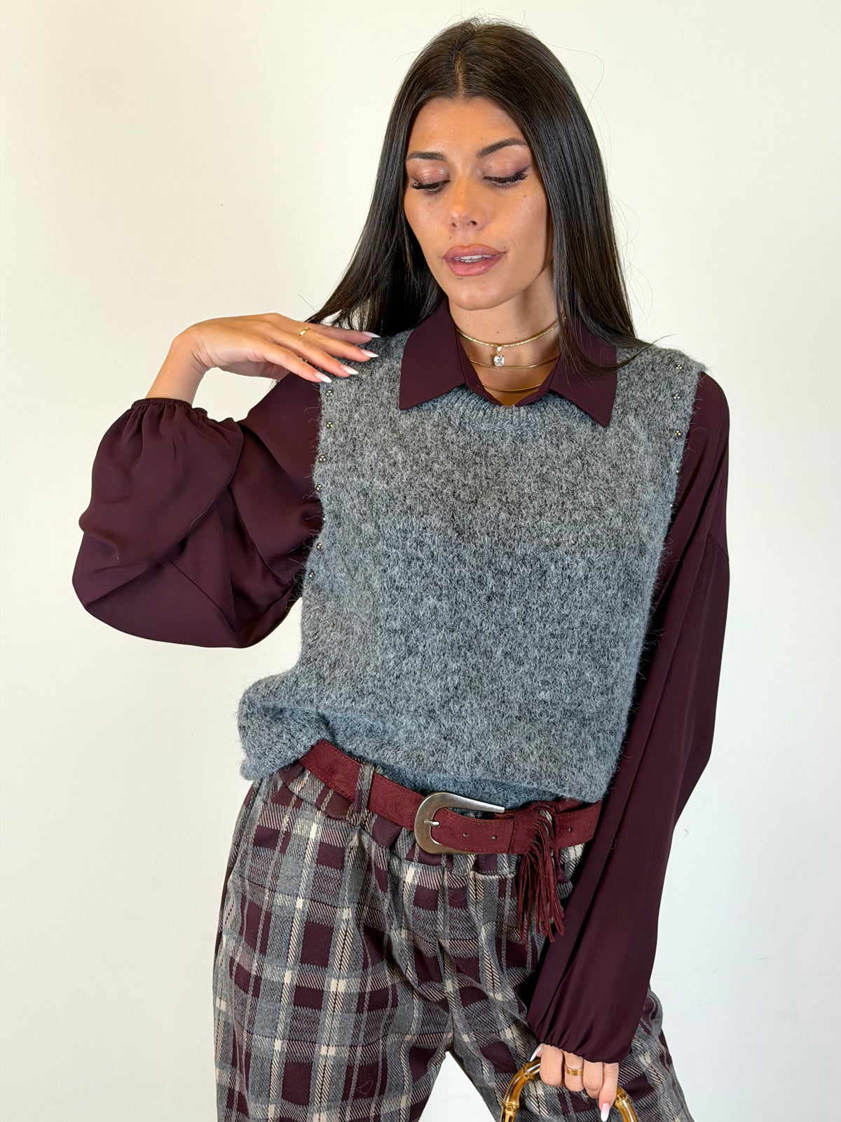 Maglia British grigia