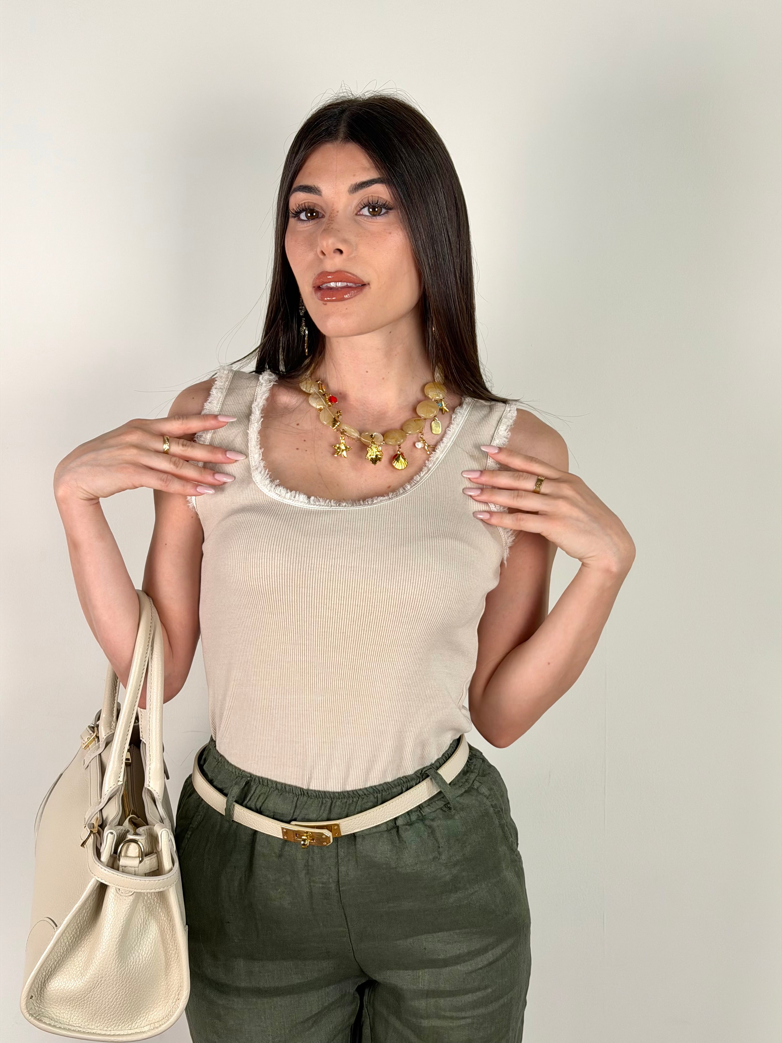 Top Benny beige