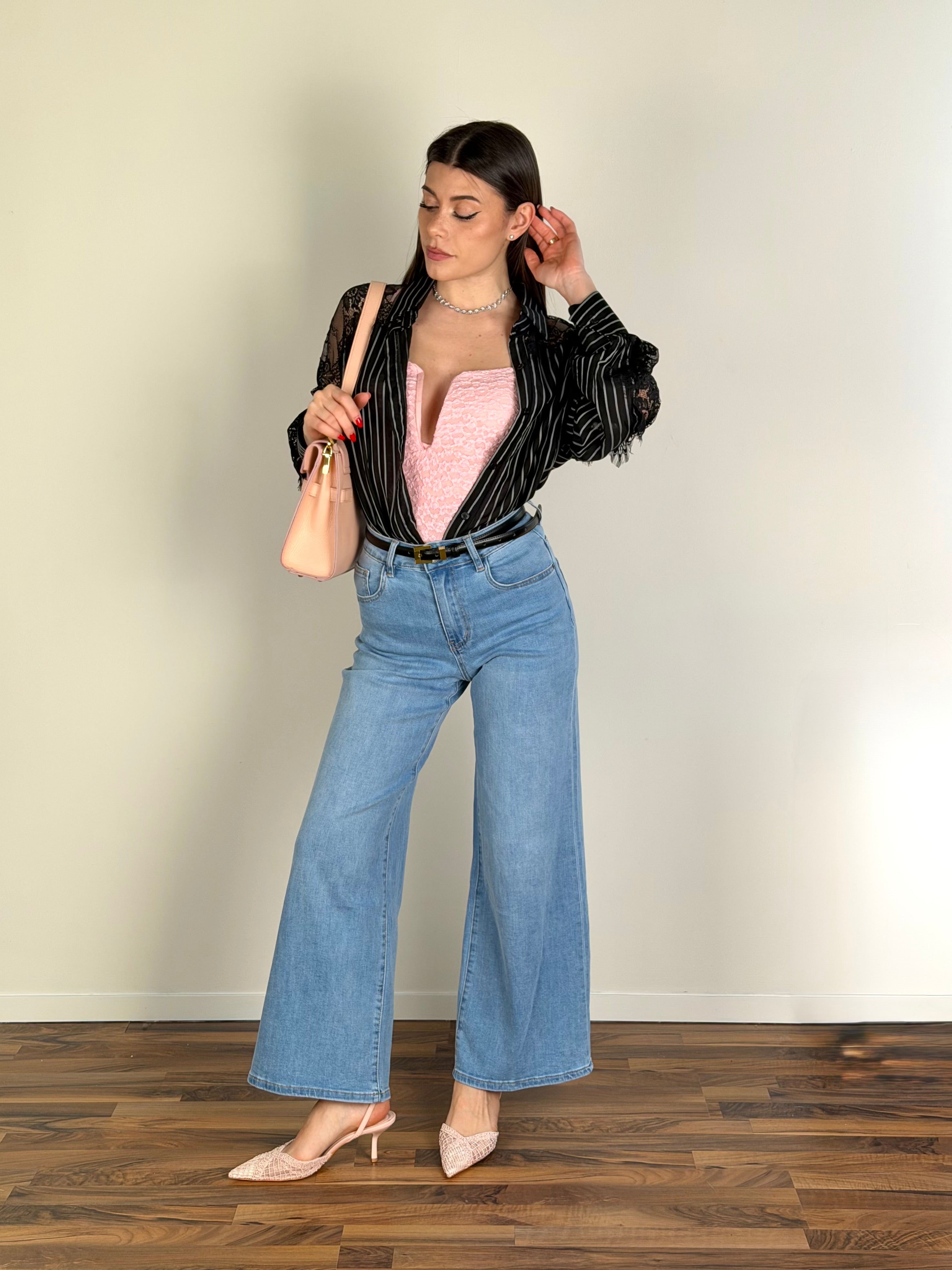 Camicia Baby-doll nera