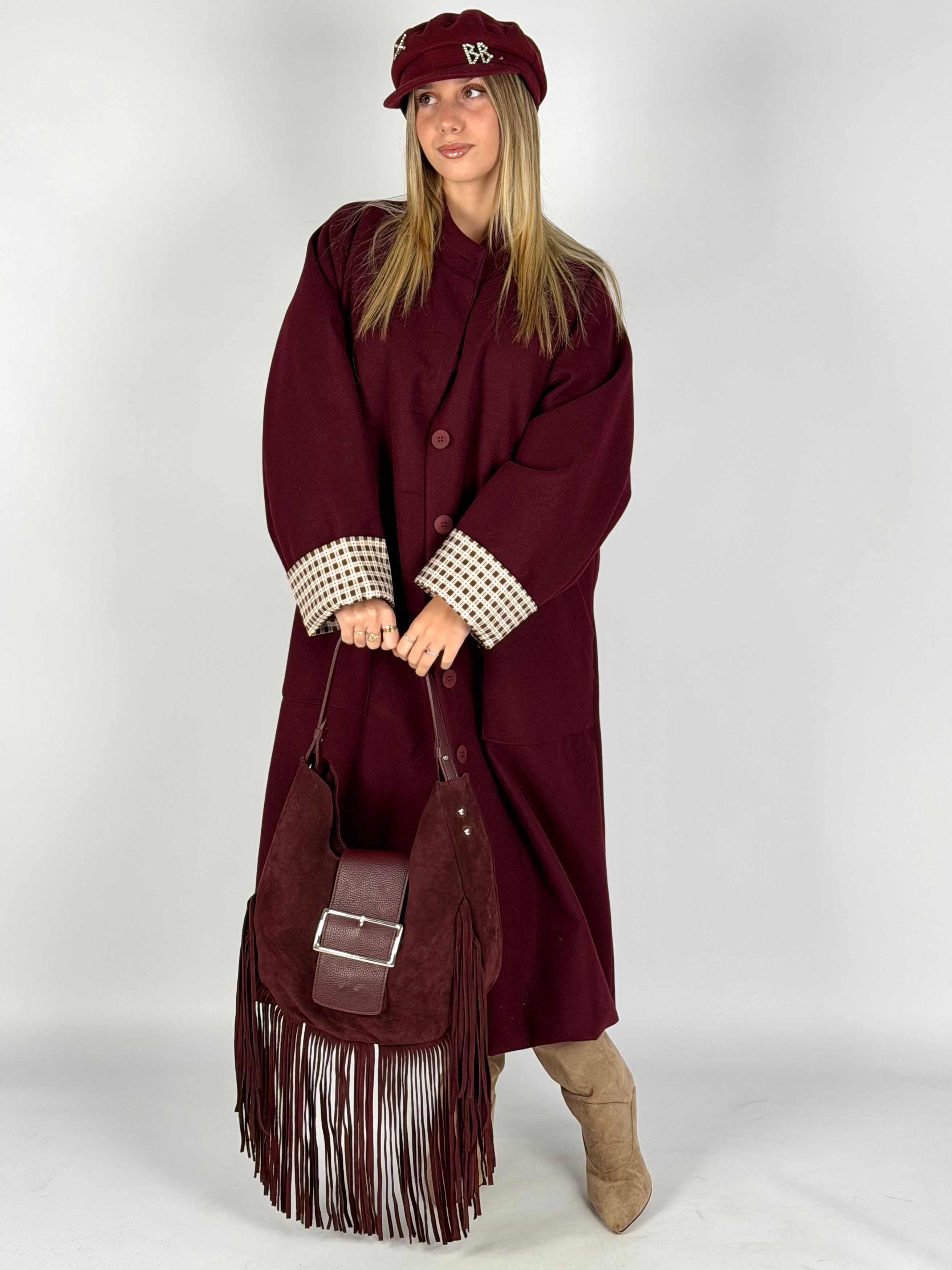 Cappotto Giove Bordeaux