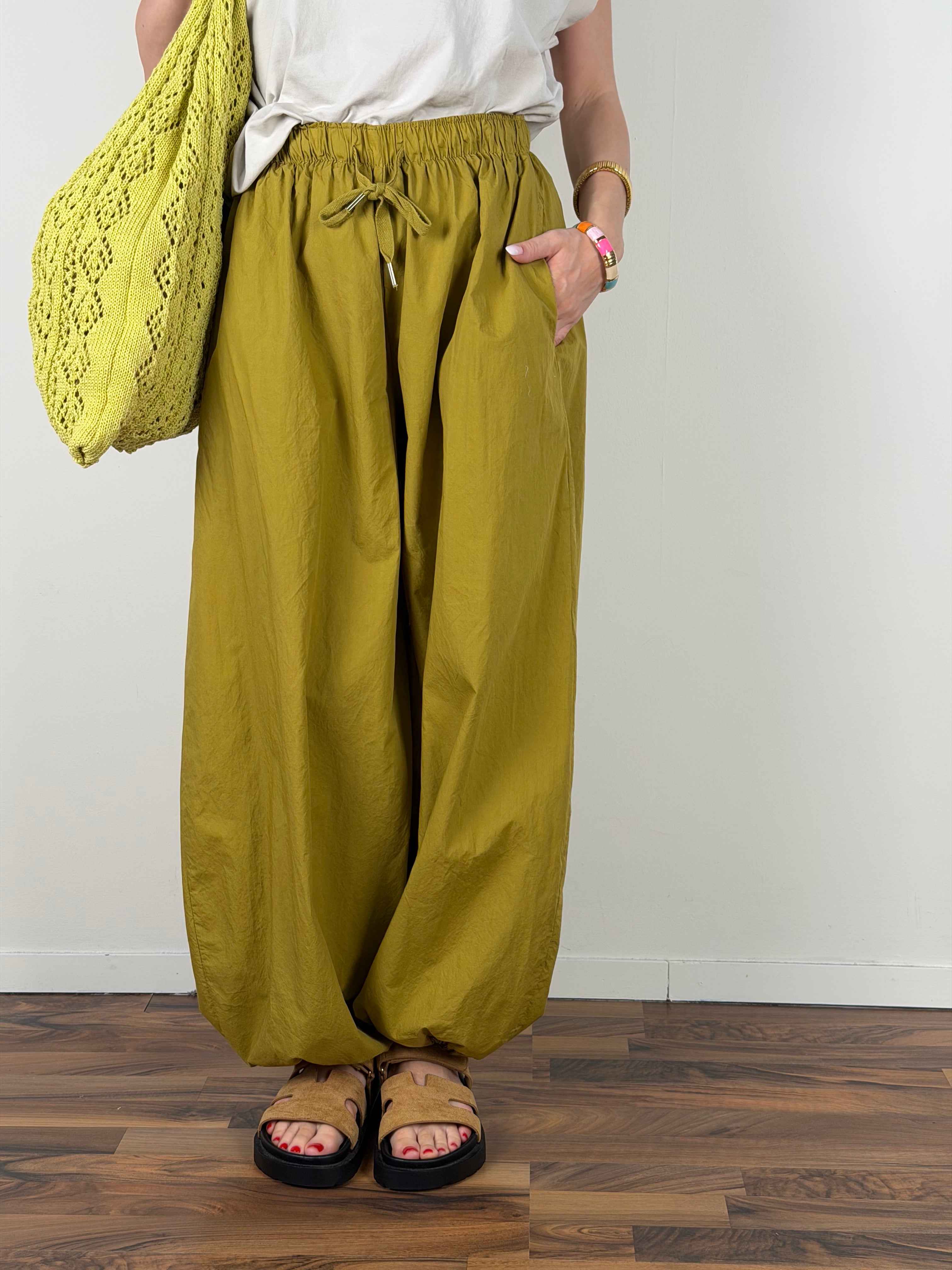 Pantalone Duna verde acido