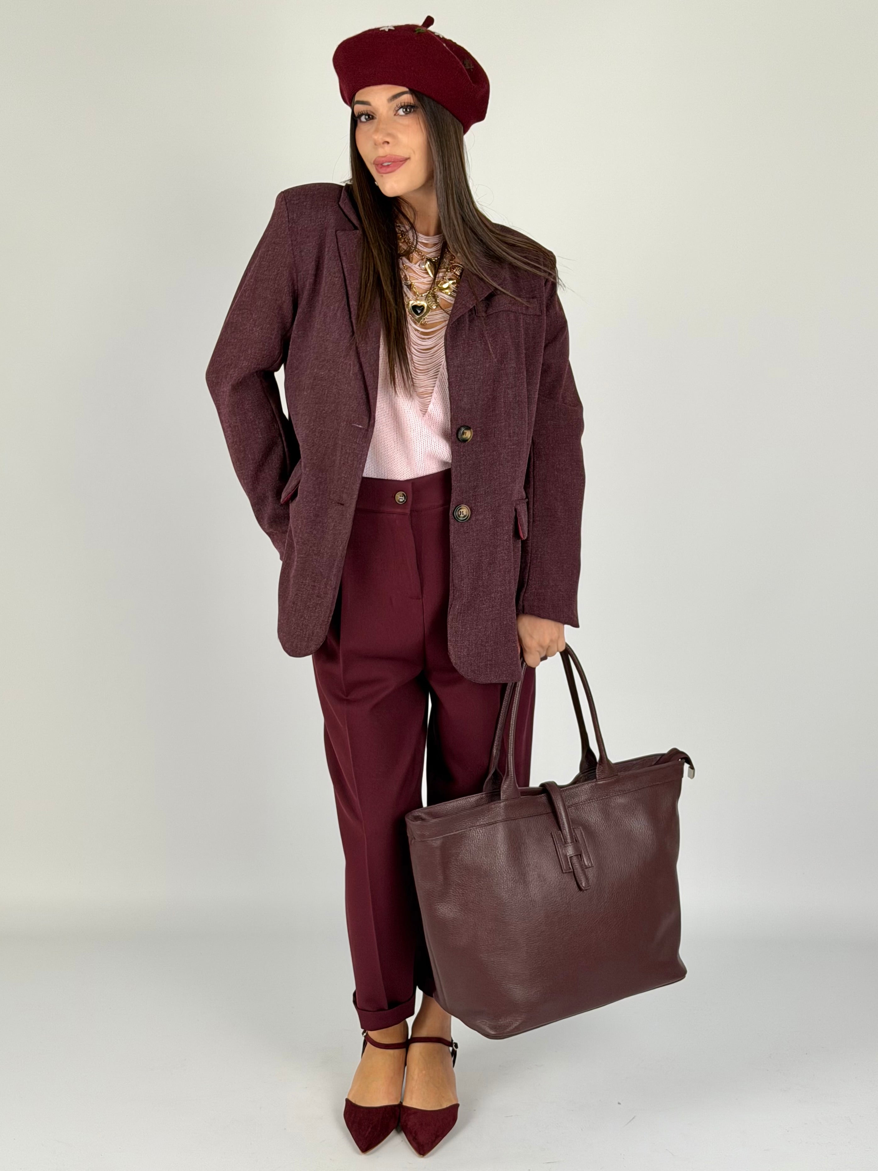 Giacca Tayler bordeaux