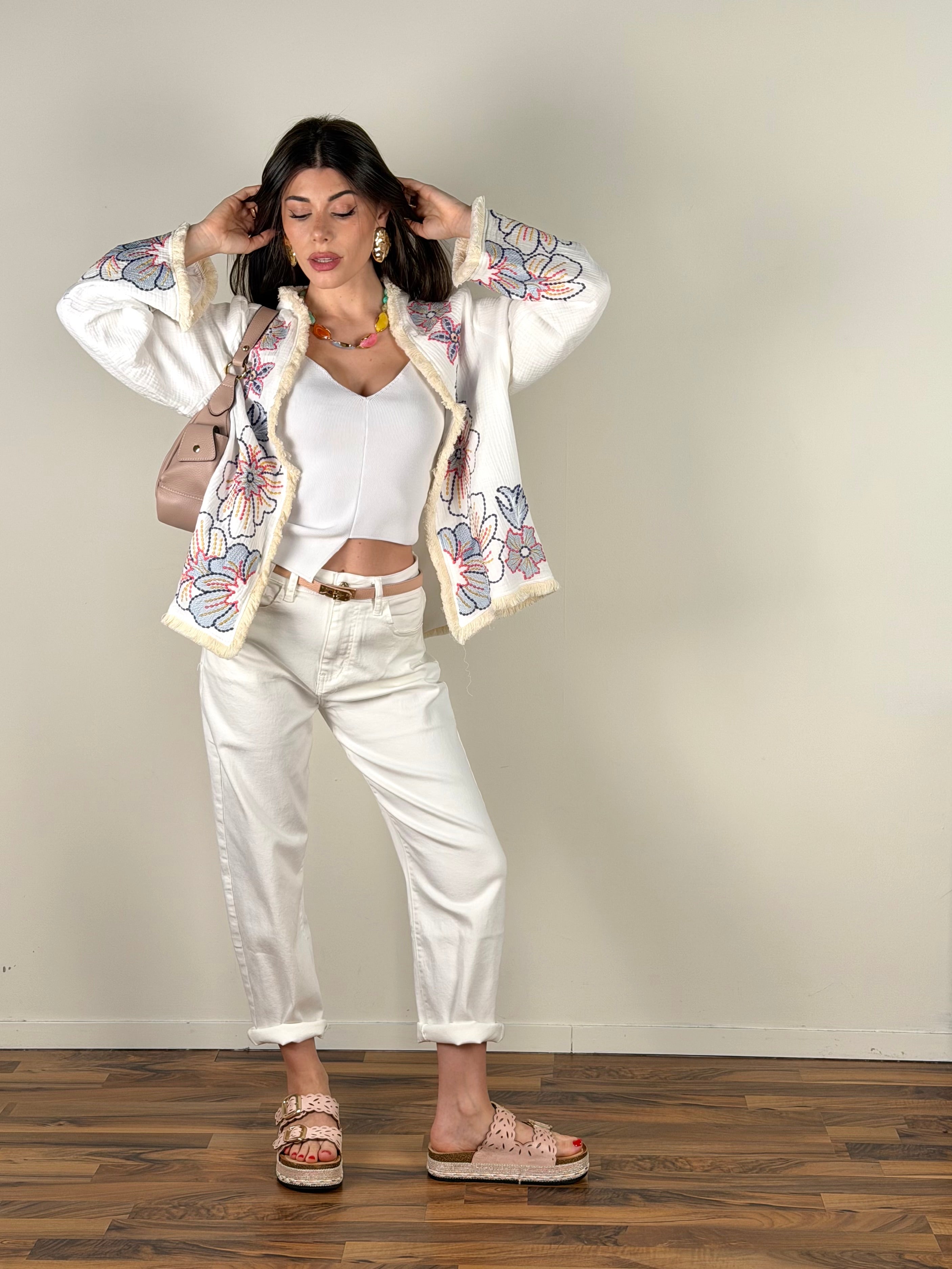 Cardigan Cassiopea beige