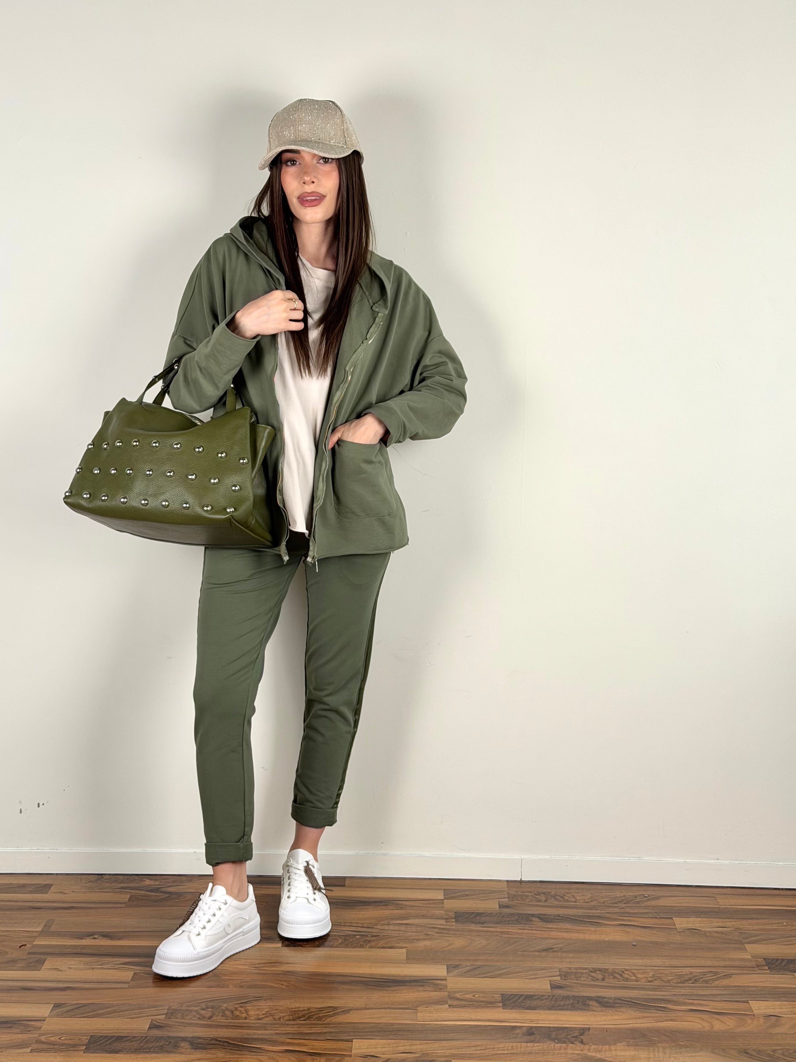 Felpa Malibu verde