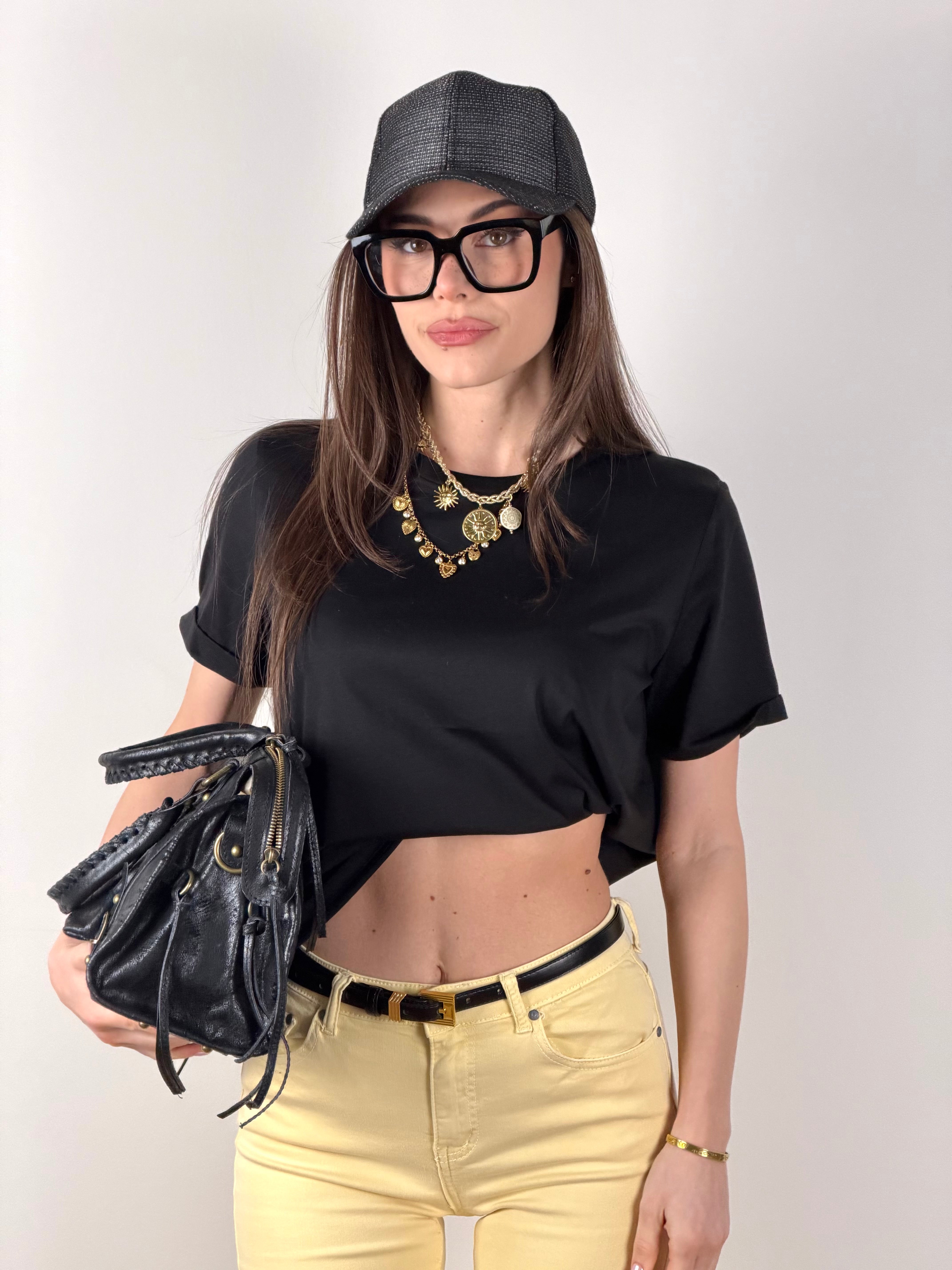 T-shirt basic nera