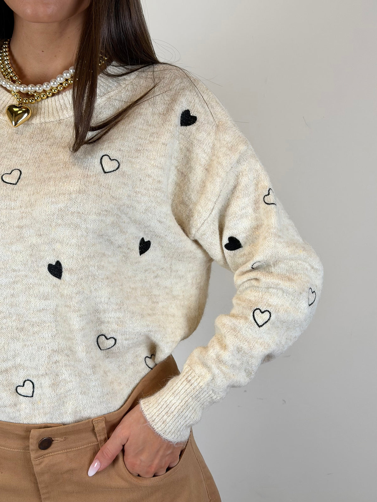 Maglia Sweety beige
