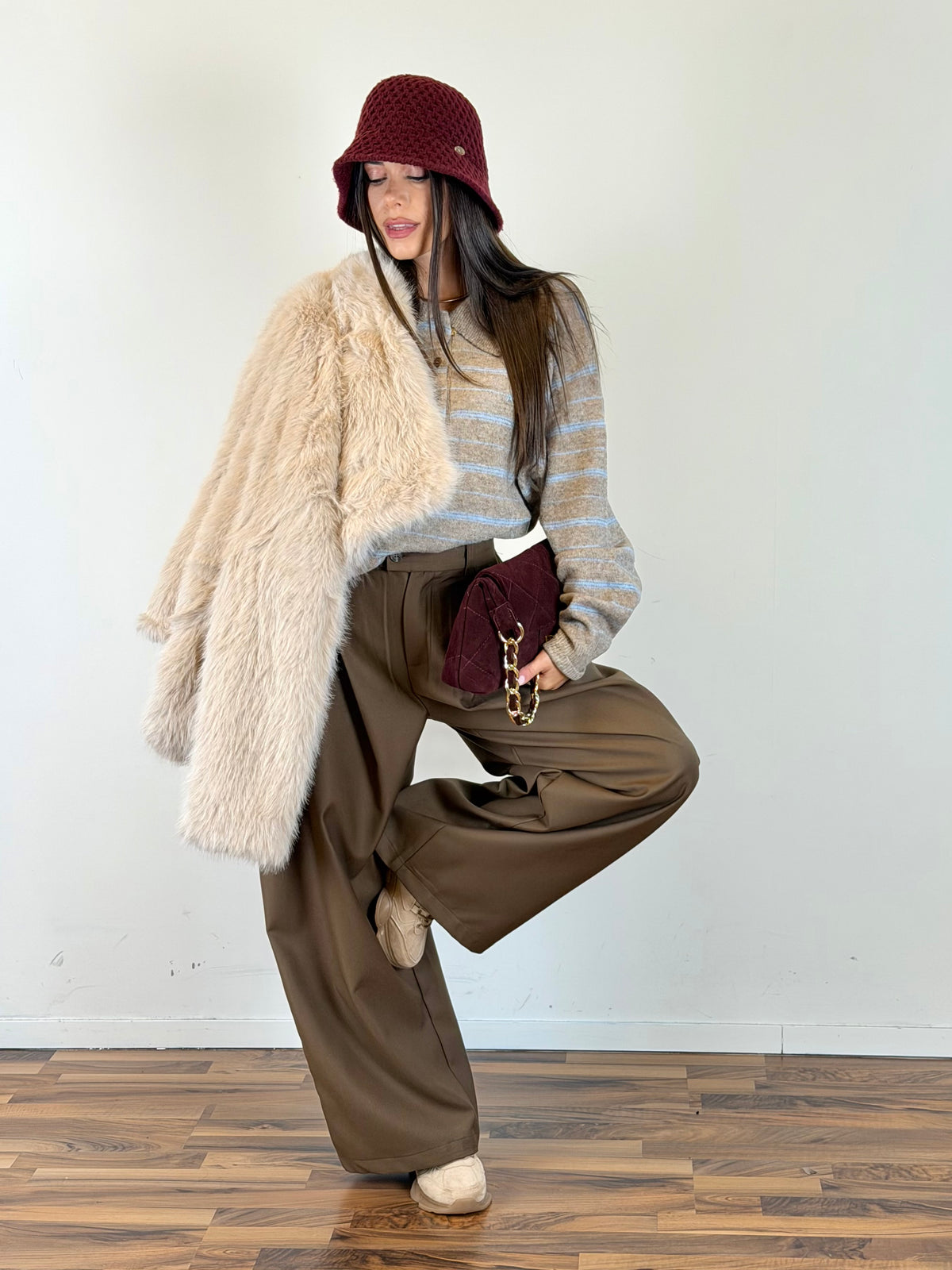 Pelliccia Smoky beige