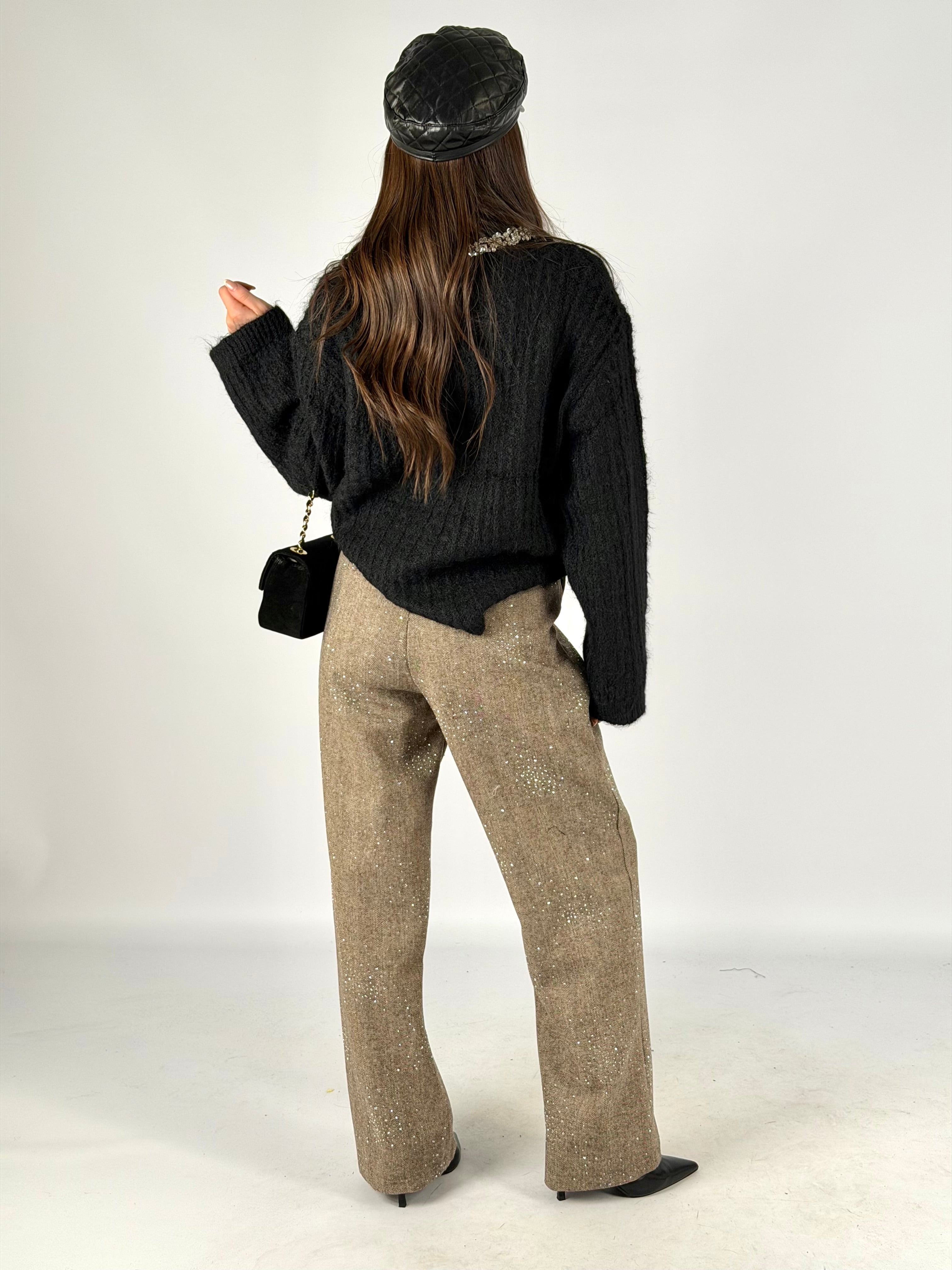 Pantalone Feliz tabacco