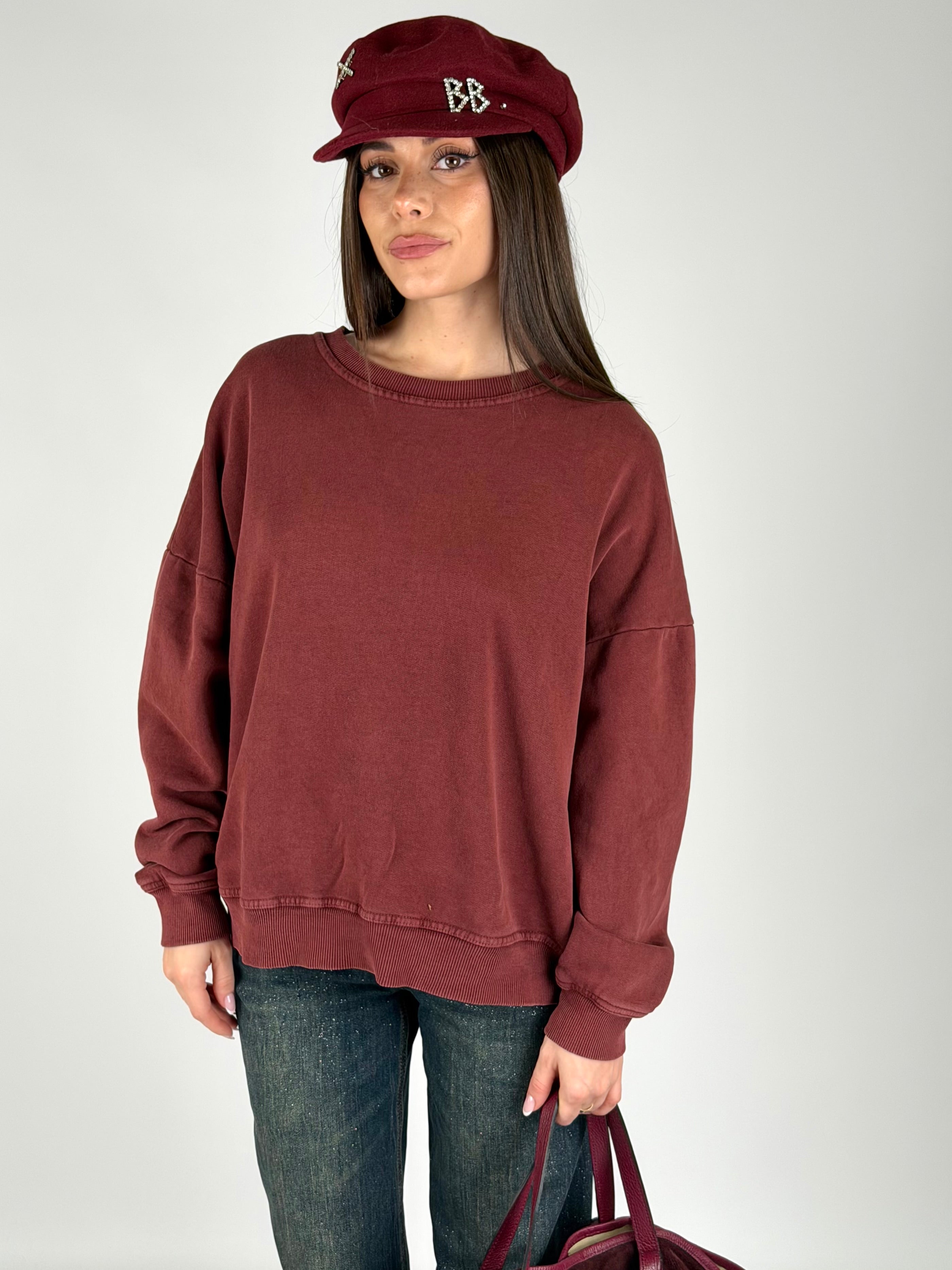 Felpa Sammy bordeaux