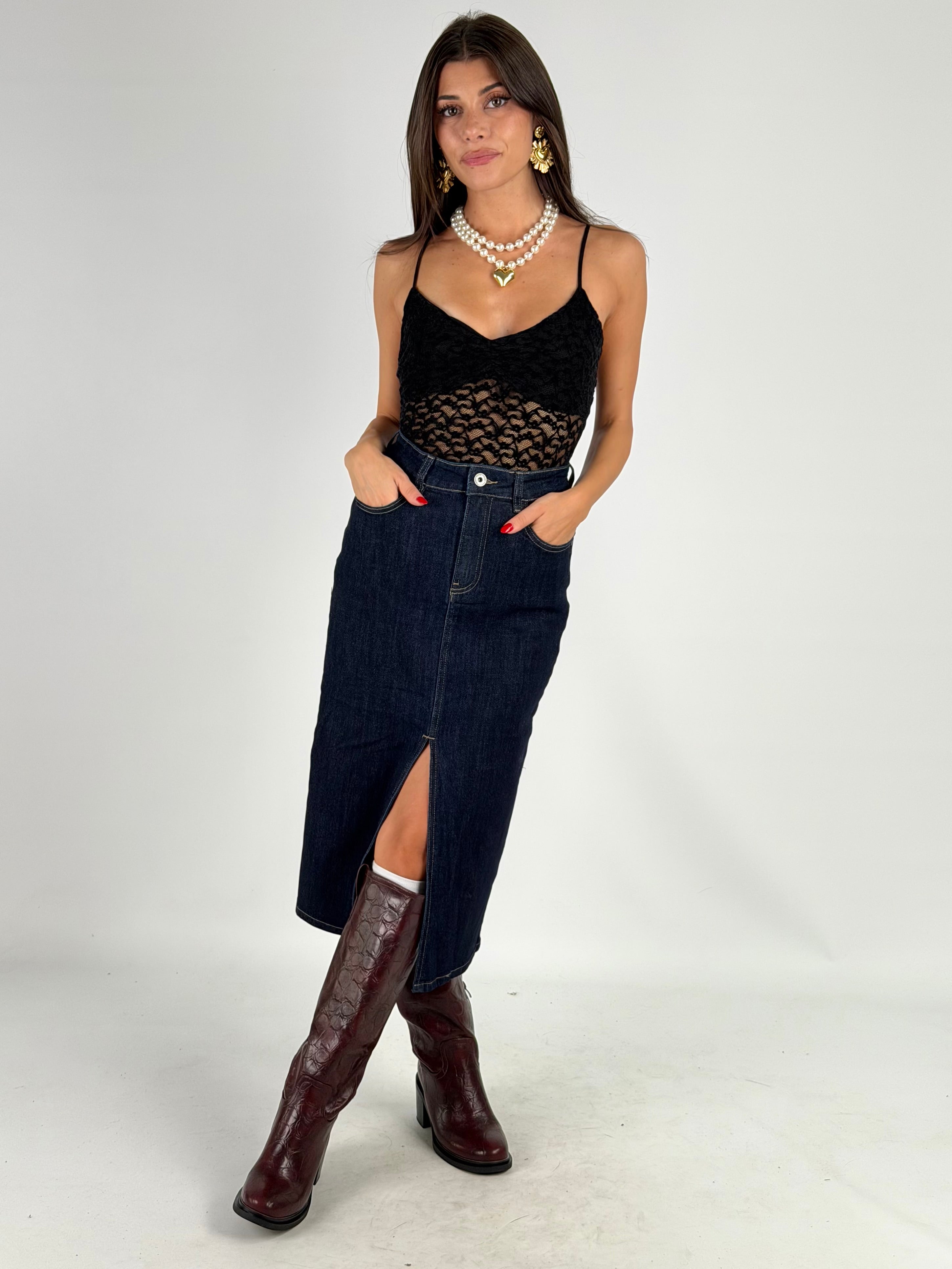 Top pizzo malaga nero