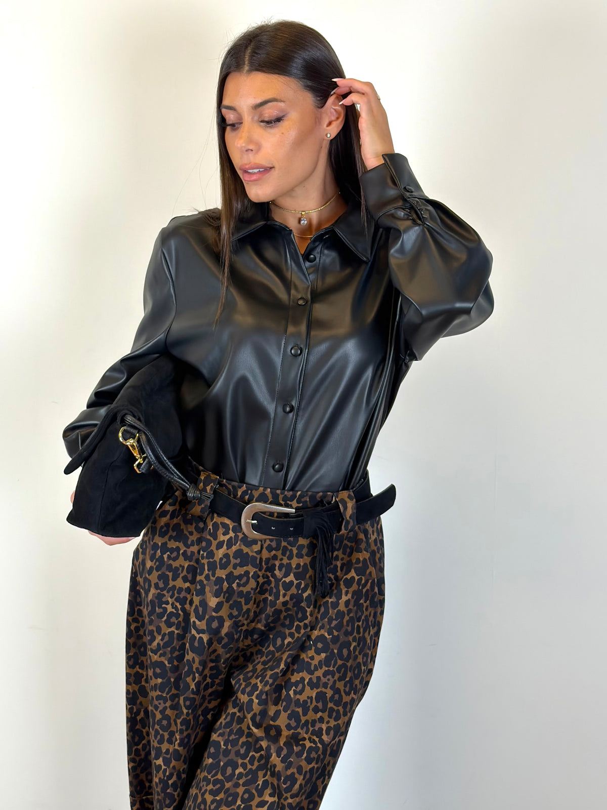 Camicia Wild nera