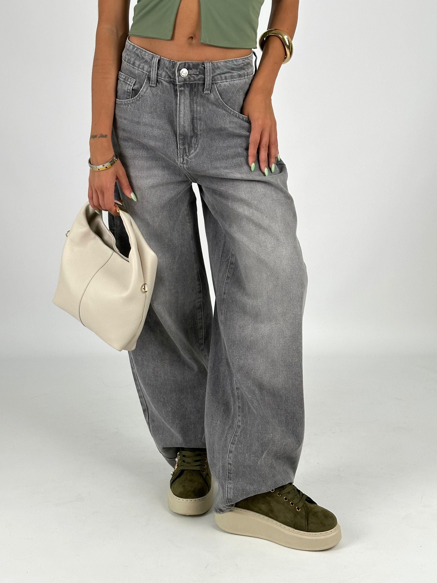 Jeans cargo Eres grigio