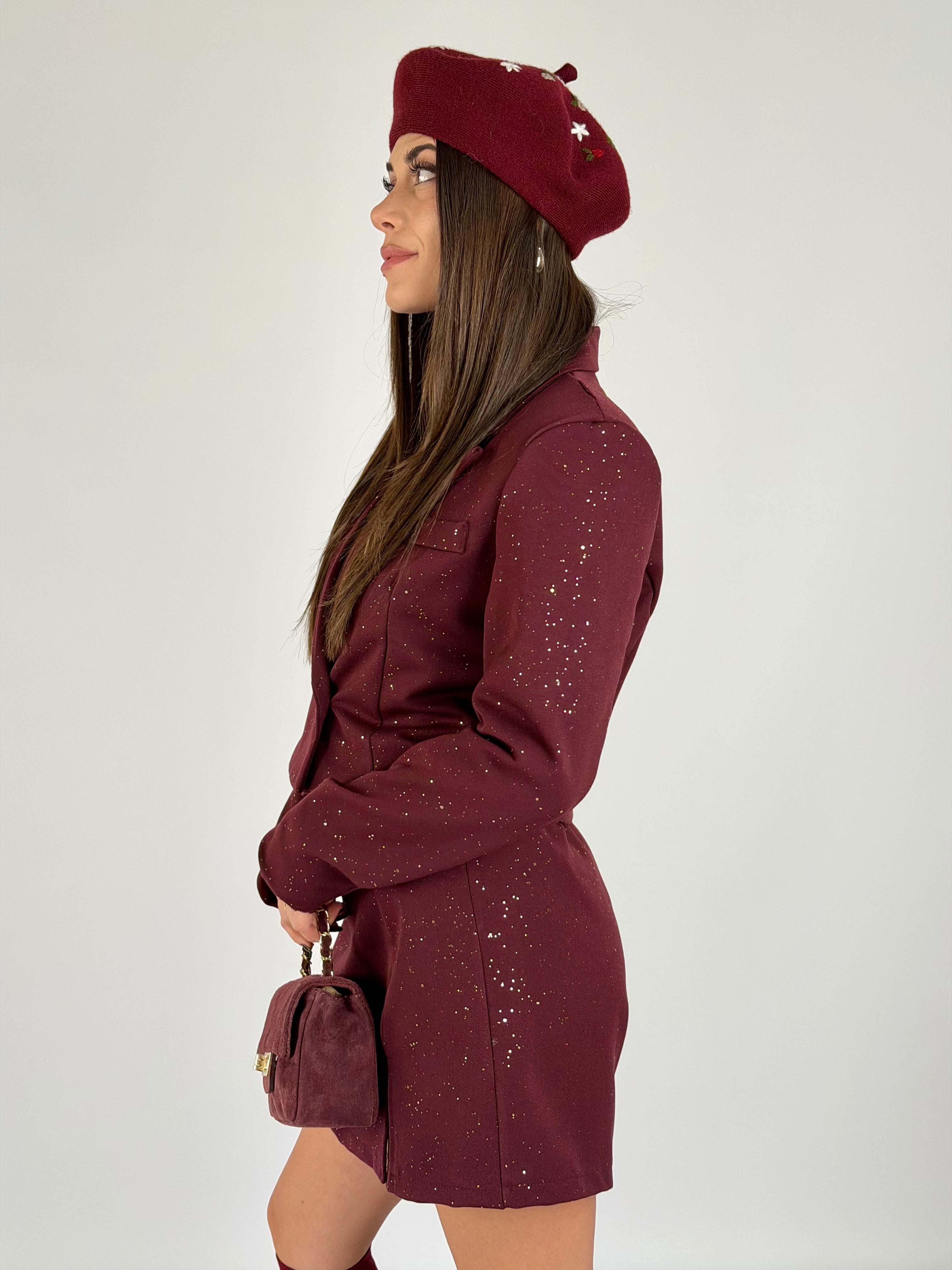 Completo Nina bordeaux