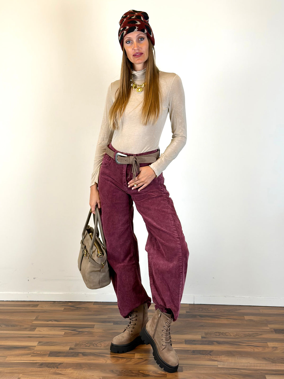 Jeans Eden bordeaux
