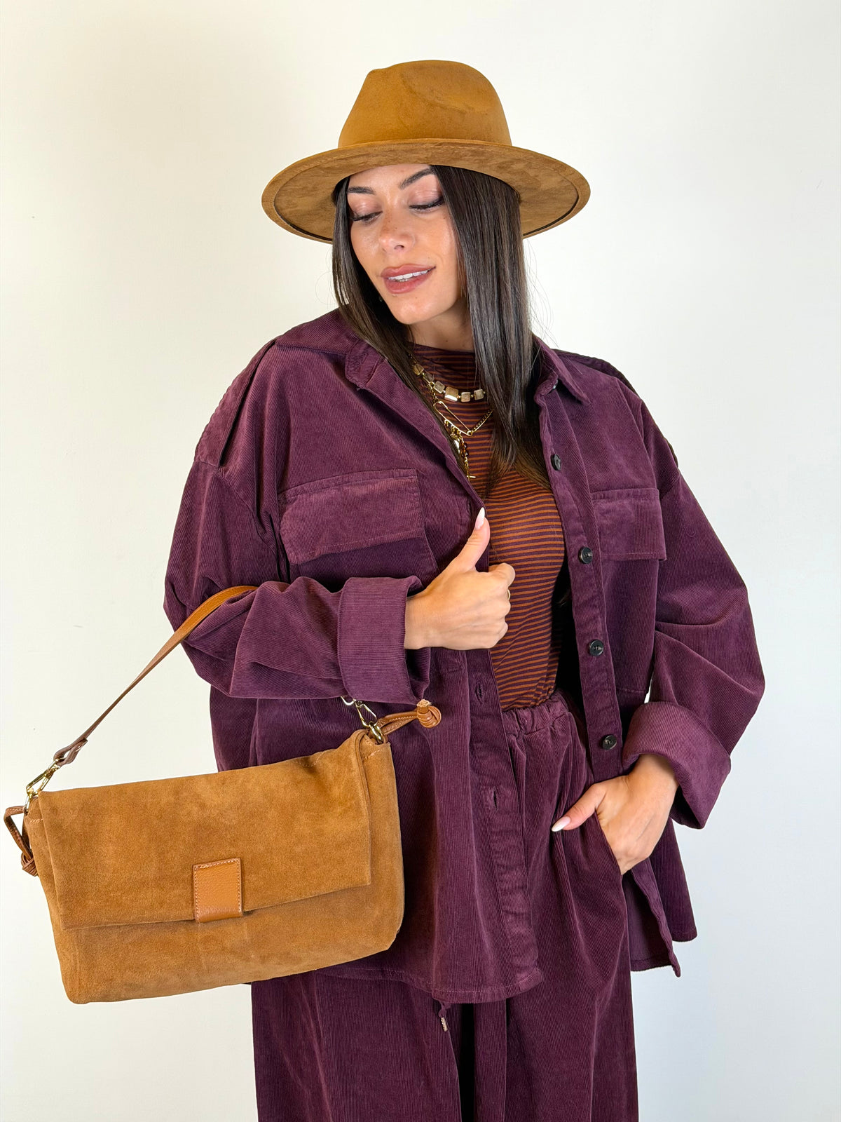 Camicia Ginny bordeaux
